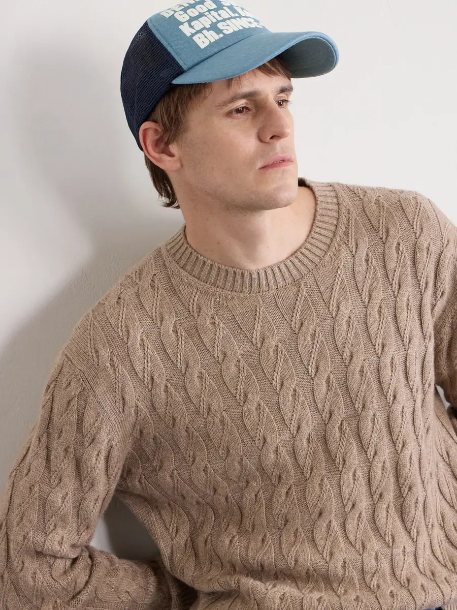 KAPITAL Denim Repair Service Fleece-Trimmed Printed Scuba Trucker Cap - Men | Thumbnail 2 KAPITAL Denim Repair Service Fleece-Trimmed Printed Scuba Trucker Cap - Men | Thumbnail 2