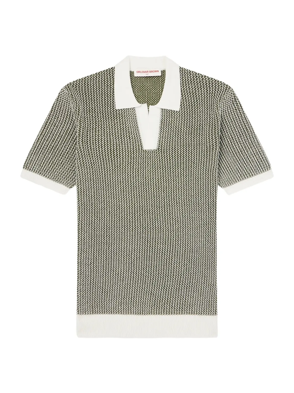 Orlebar Brown Horton Slim-Fit Crochet-Knit Cotton Polo Shirt - Men