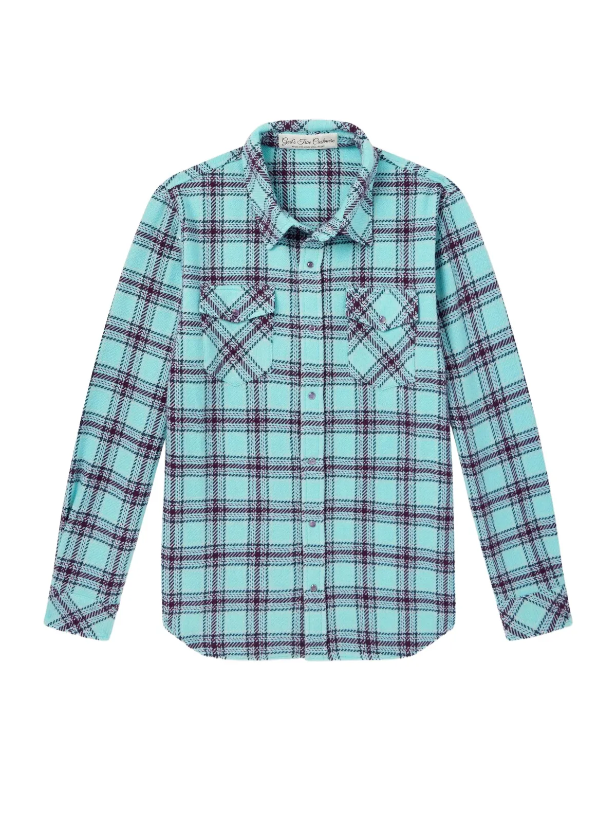 Lagoon Checked Cashmere Shirt - Men