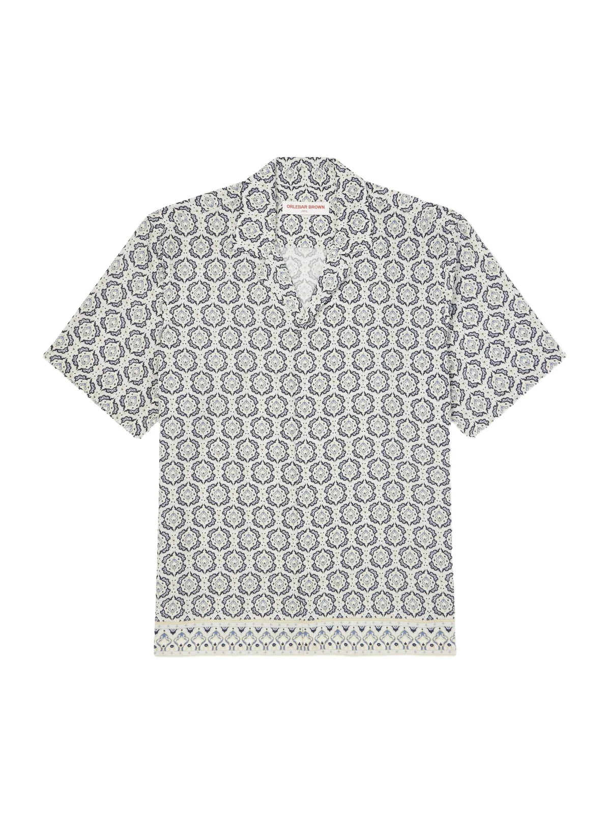 Maitan Passetto Camp-Collar Printed Lyocell Shirt - Men