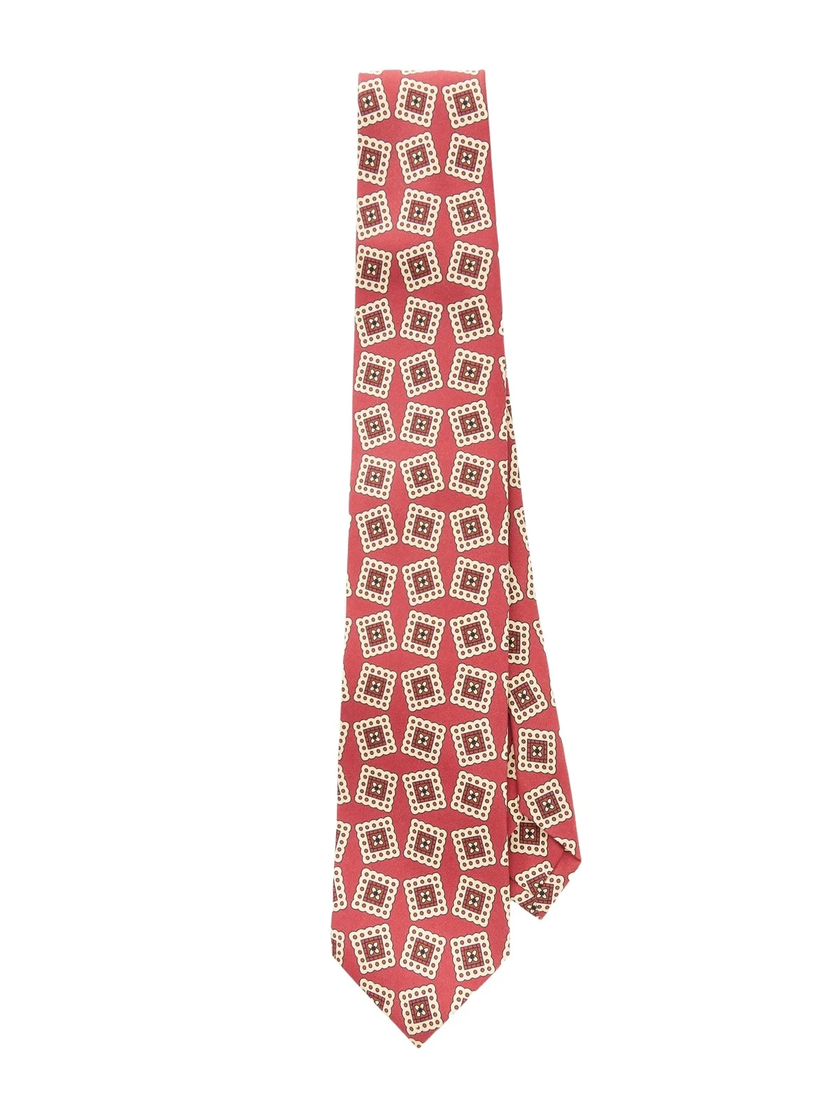 Drake's 7cm Jumbled Medallion Printed Silk-Habotai Tie - Men