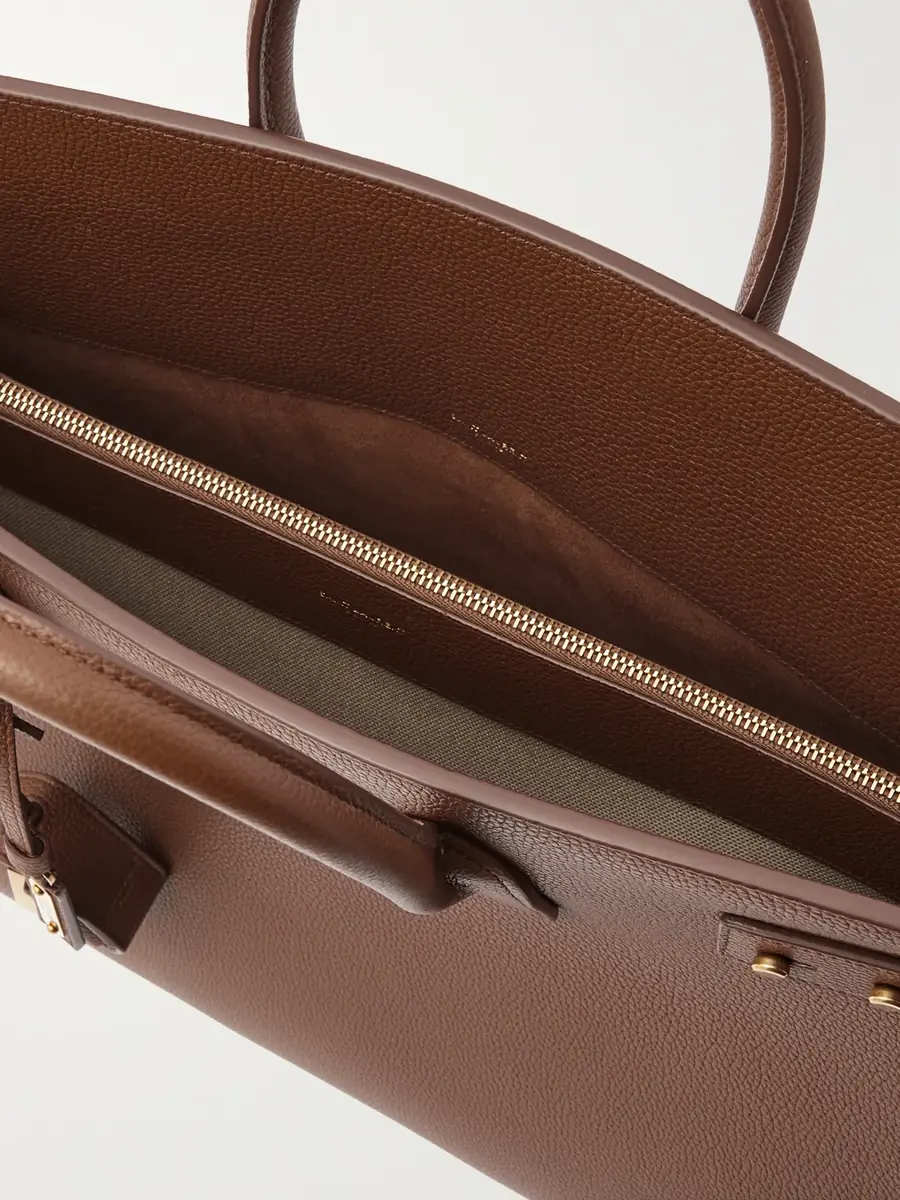 Saint Laurent Sac De Jour Large Full-Grain Leather Tote Bag - Men | Thumbnail 5 Saint Laurent Sac De Jour Large Full-Grain Leather Tote Bag - Men | Thumbnail 5
