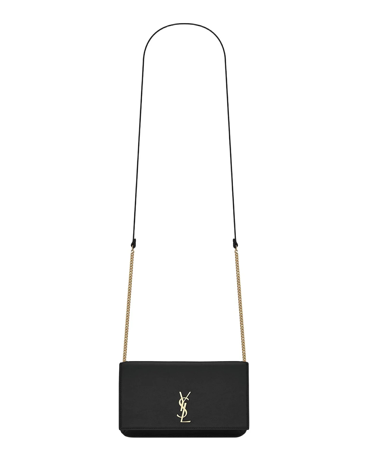 YSL Smooth Leather Crossbody Cell Phone Holder YSL Smooth Leather Crossbody Cell Phone Holder