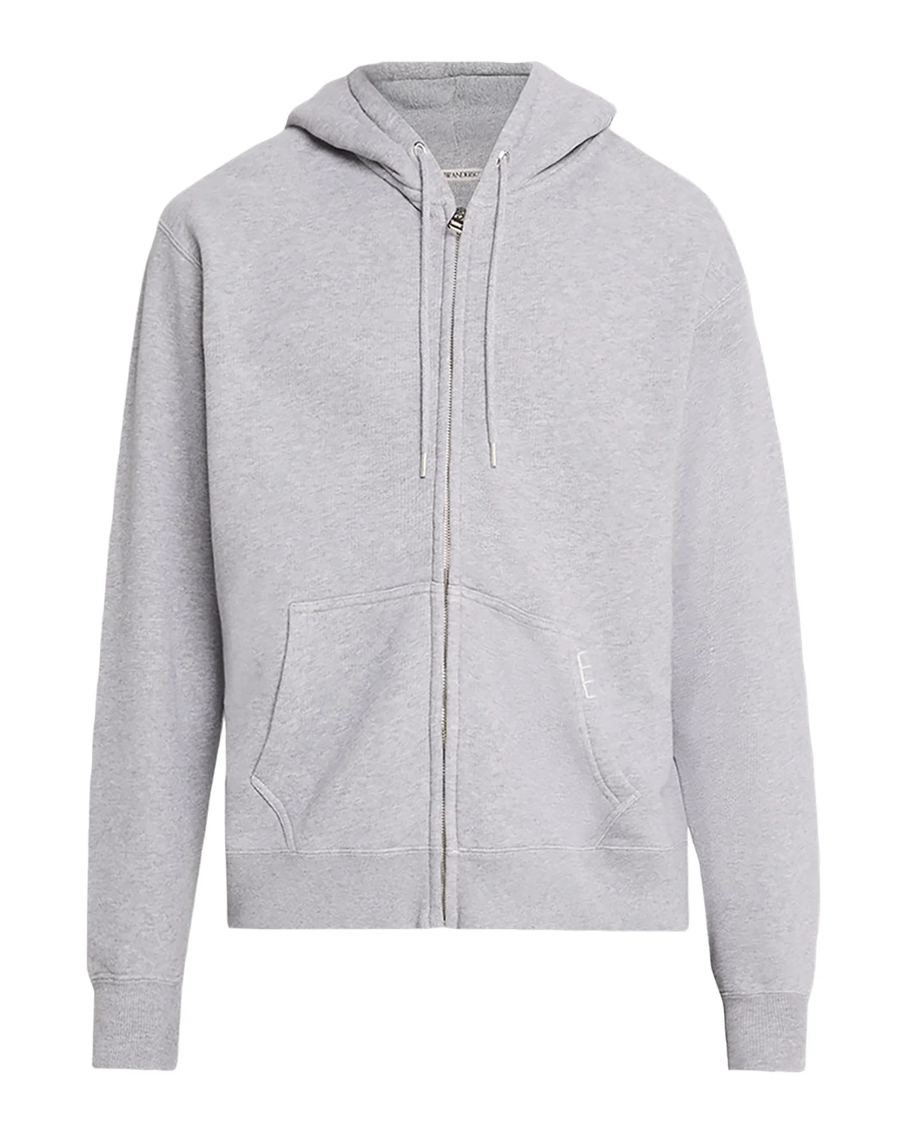JW Anderson Men's Cotton Relaxed-Fit Full-Zip Hoodie
