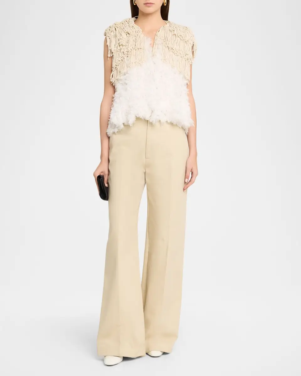 Diotima Bambola Fringe Tulle Sleeveless Top | Thumbnail 2 Diotima Bambola Fringe Tulle Sleeveless Top | Thumbnail 2