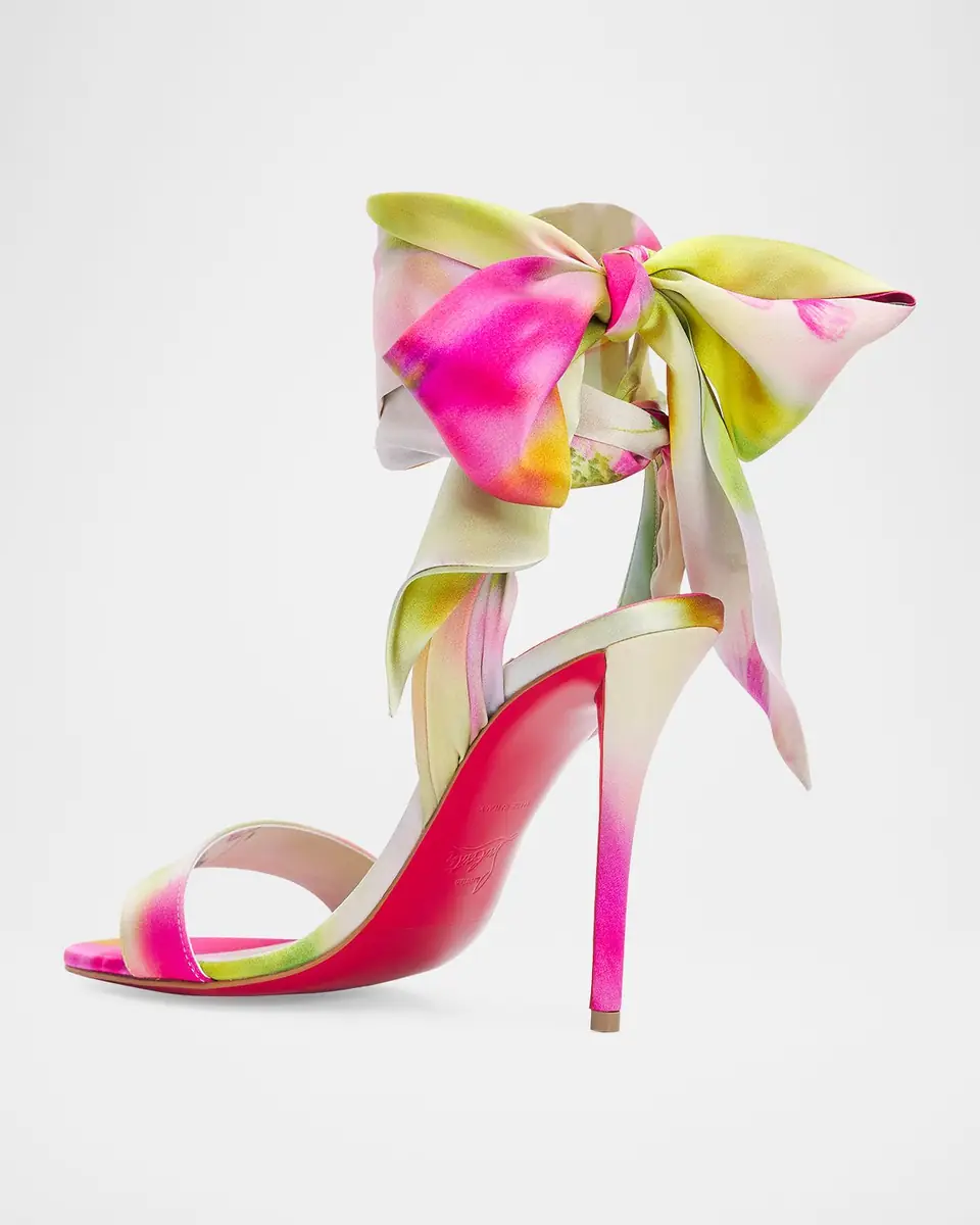 Christian Louboutin 100mm Miss Z Tie-Dye Satin Ankle-Wrap Sandals | Thumbnail 3 Christian Louboutin 100mm Miss Z Tie-Dye Satin Ankle-Wrap Sandals | Thumbnail 3