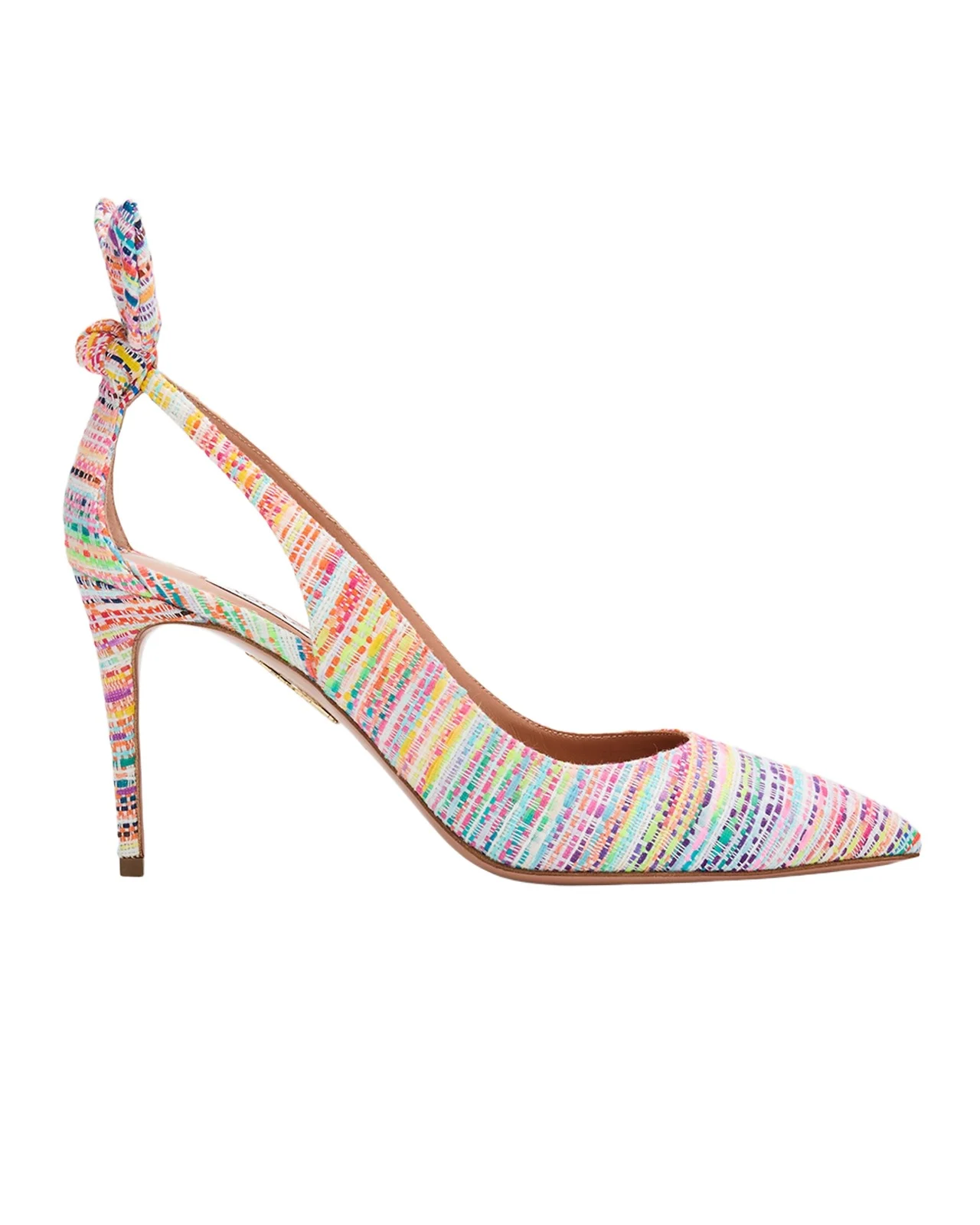 85mm Bow Tie Tweed Pumps 85mm Bow Tie Tweed Pumps