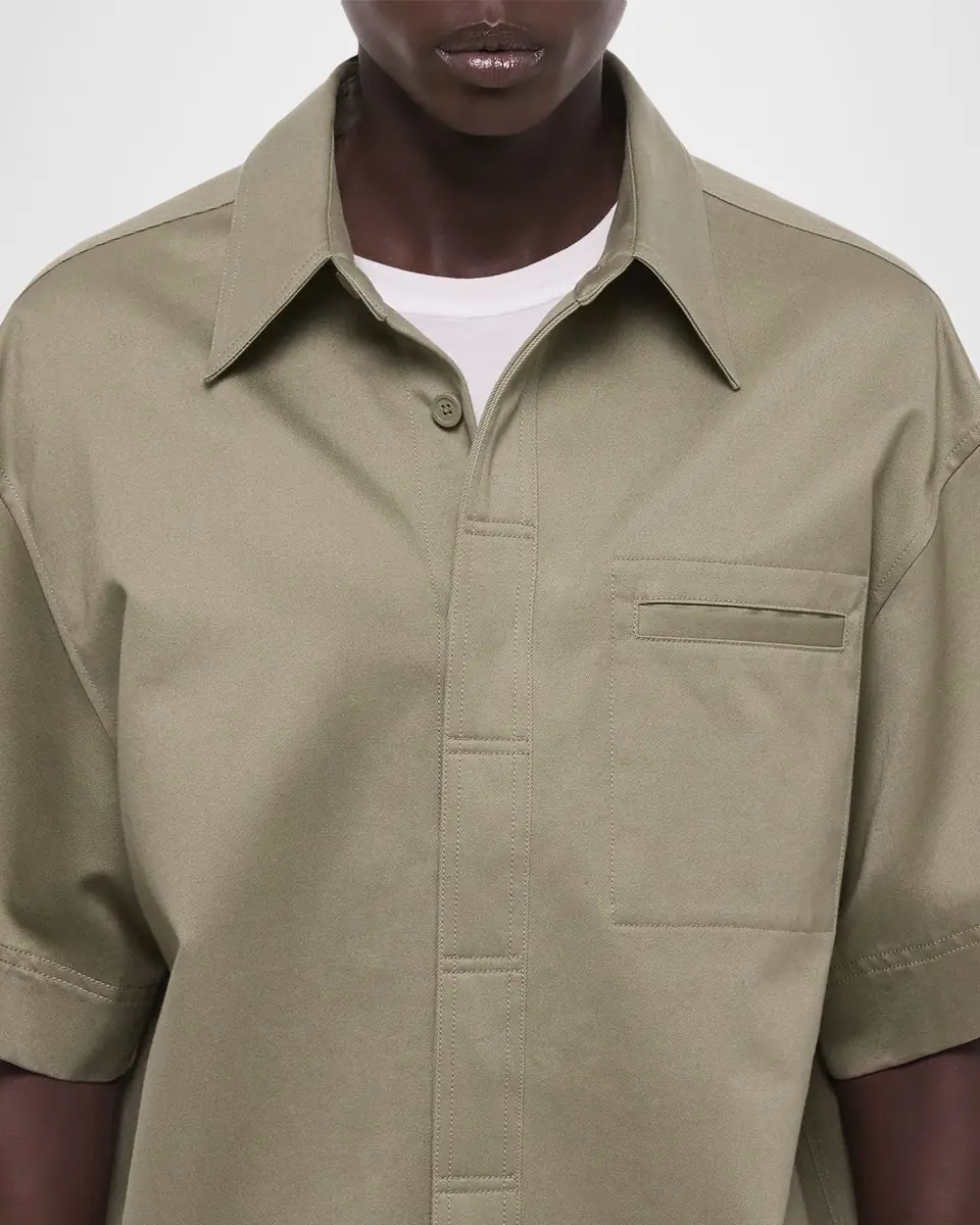Helmut Lang Men's Short-Sleeved Loop Tape Shirt | Thumbnail 4
