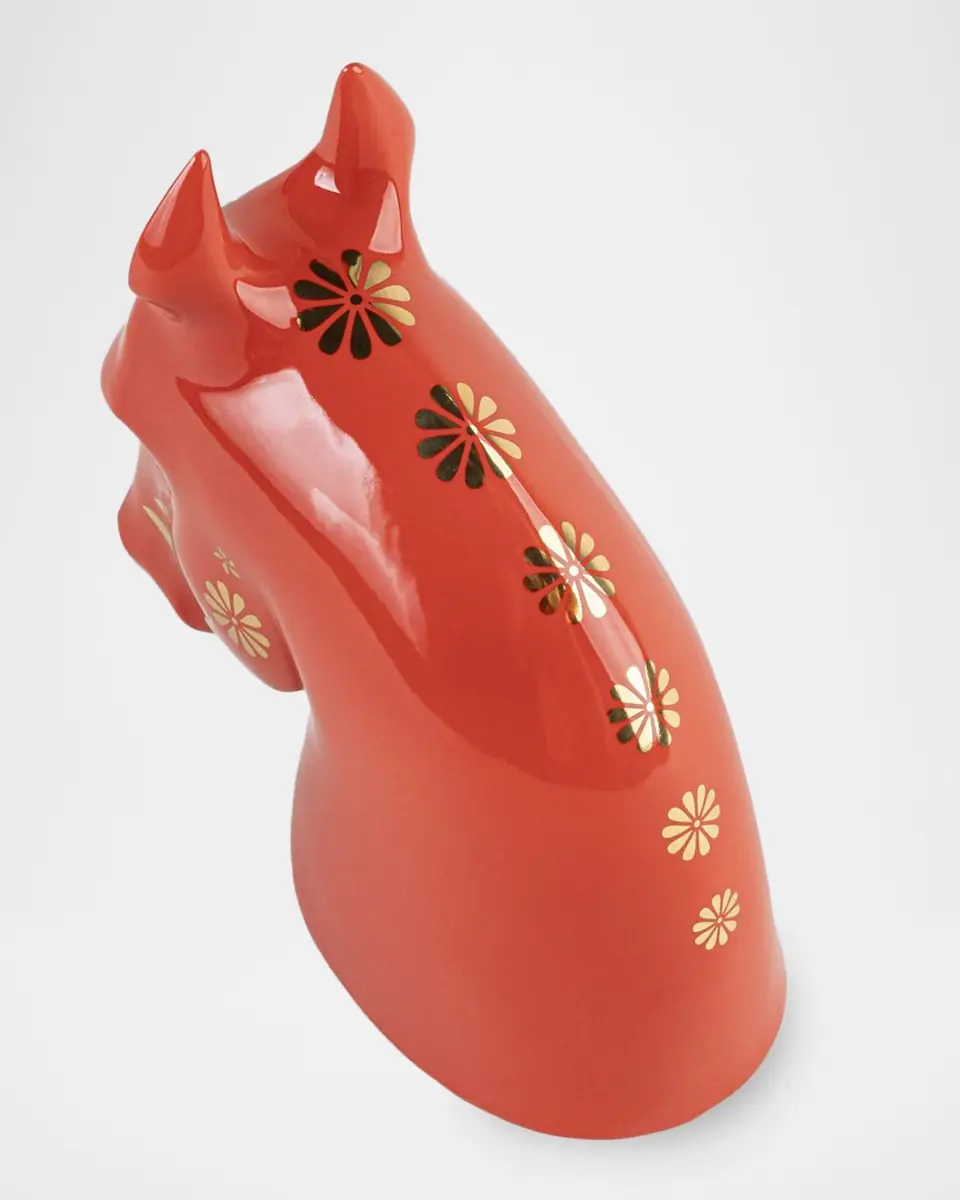Lladro The Horse Sculpture, Red/Gold | Thumbnail 4 Lladro The Horse Sculpture, Red/Gold | Thumbnail 4