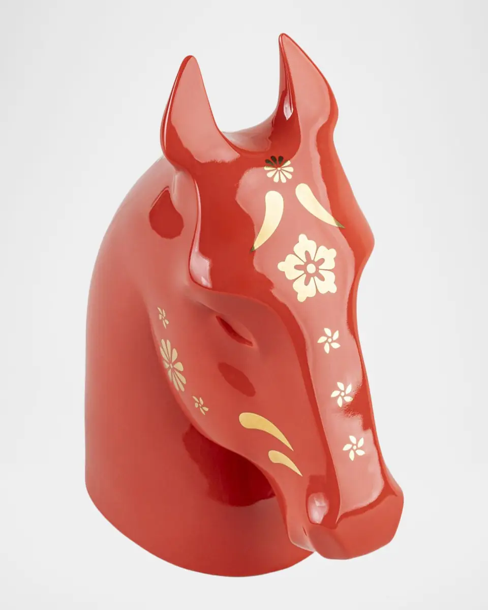 Lladro The Horse Sculpture, Red/Gold | Thumbnail 6 Lladro The Horse Sculpture, Red/Gold | Thumbnail 6