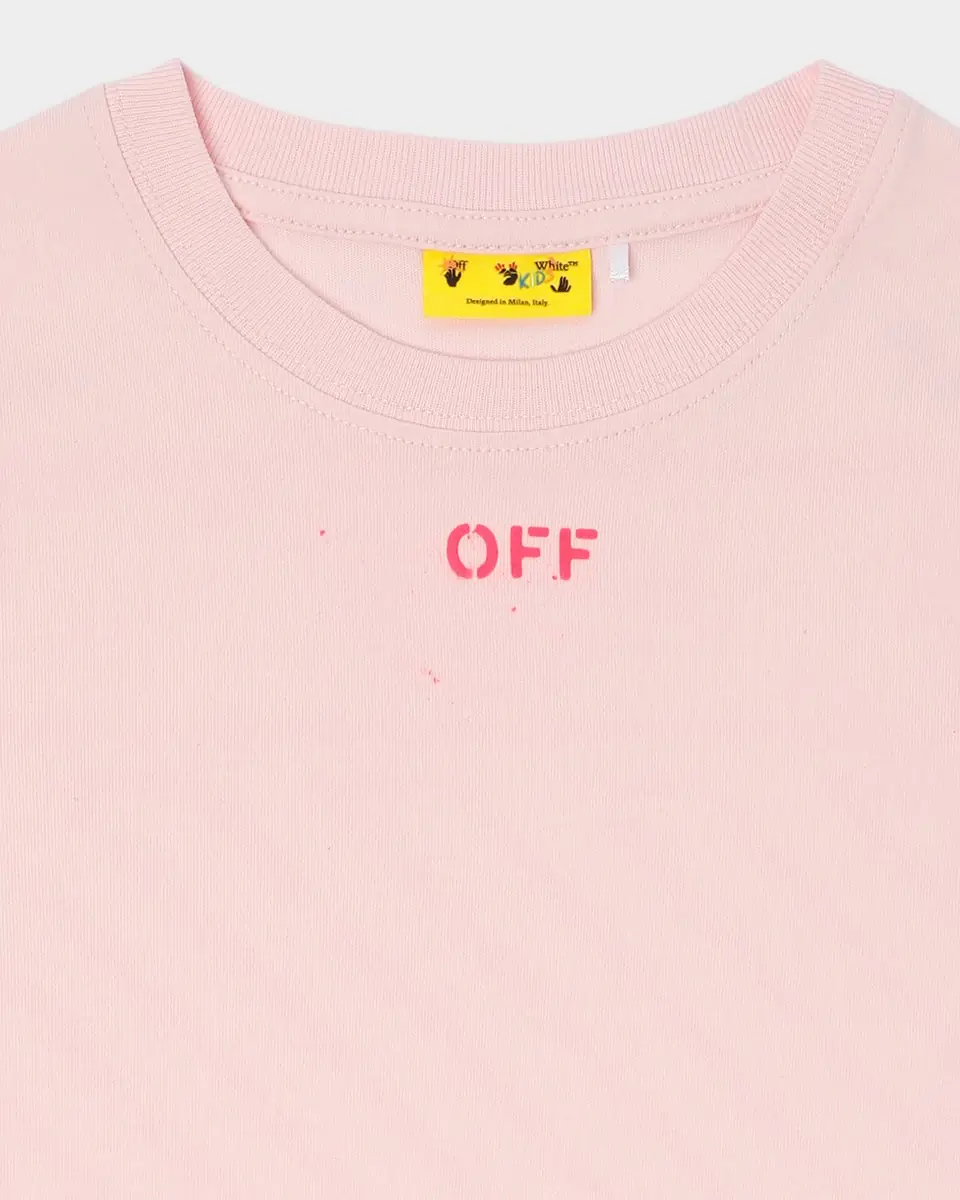 Off-White Girl's Off Diag T-Shirt, Size | Thumbnail 3