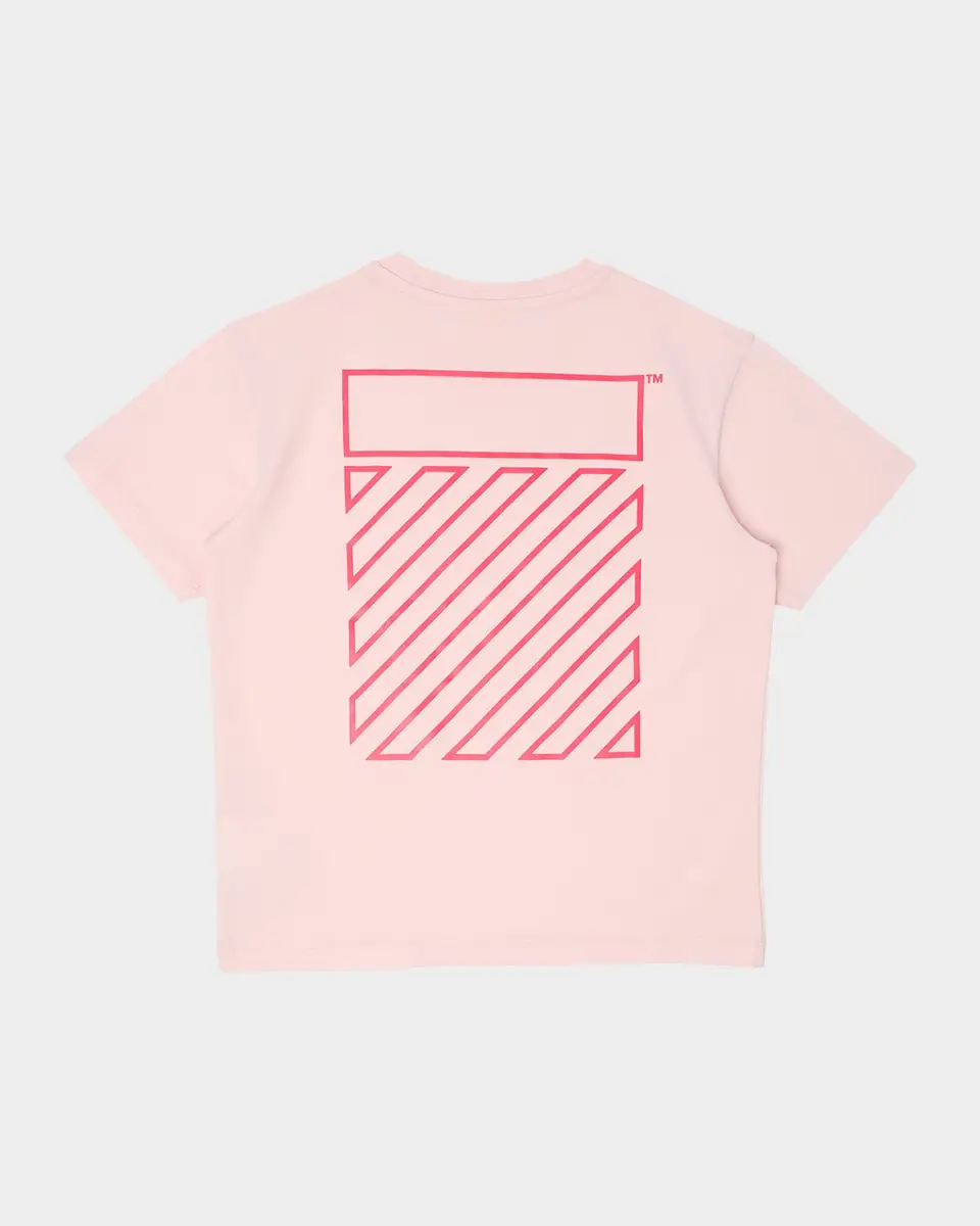 Off-White Girl's Off Diag T-Shirt, Size 4-12 | Thumbnail 2