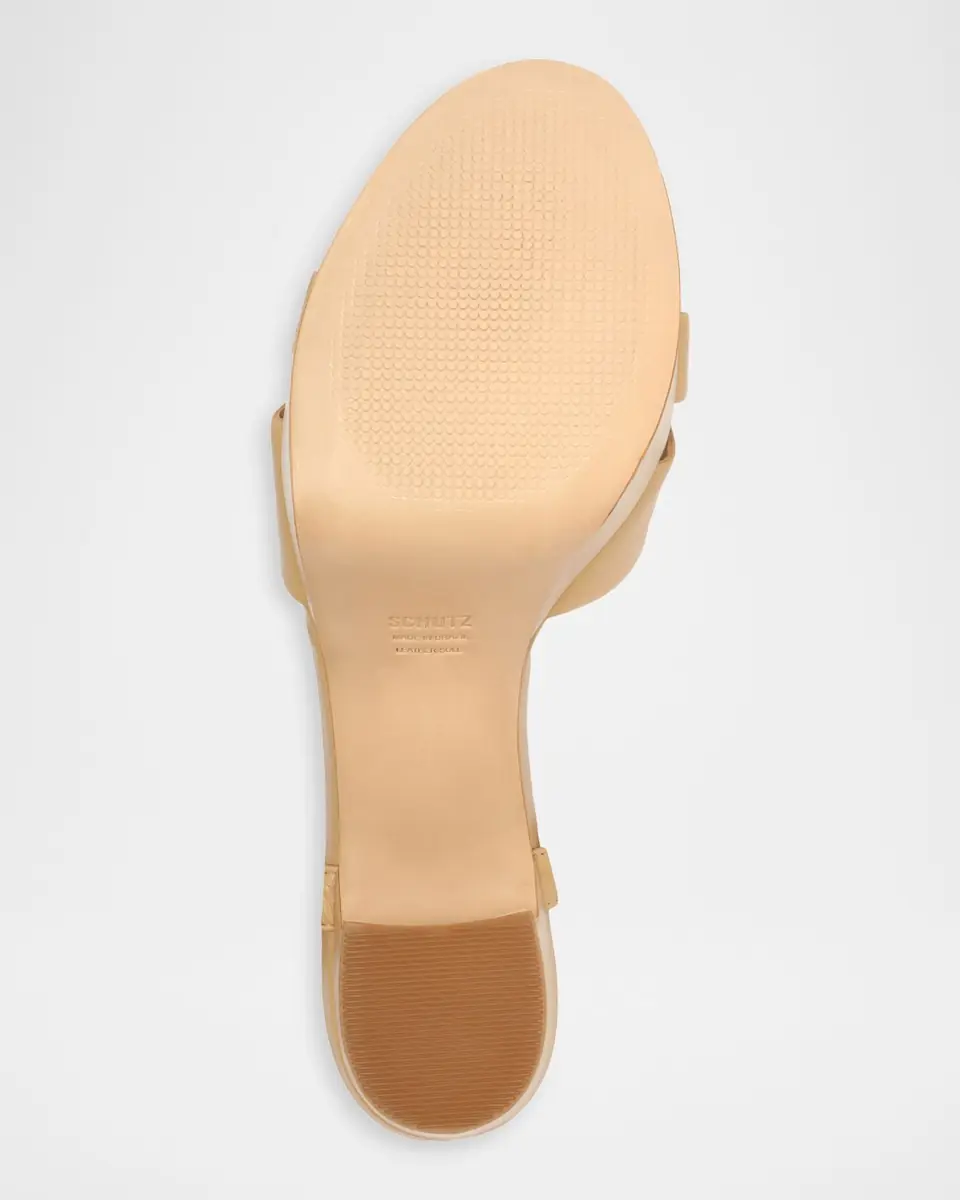 Schutz 105mm Keefa Leather Platform Sandals | Thumbnail 6