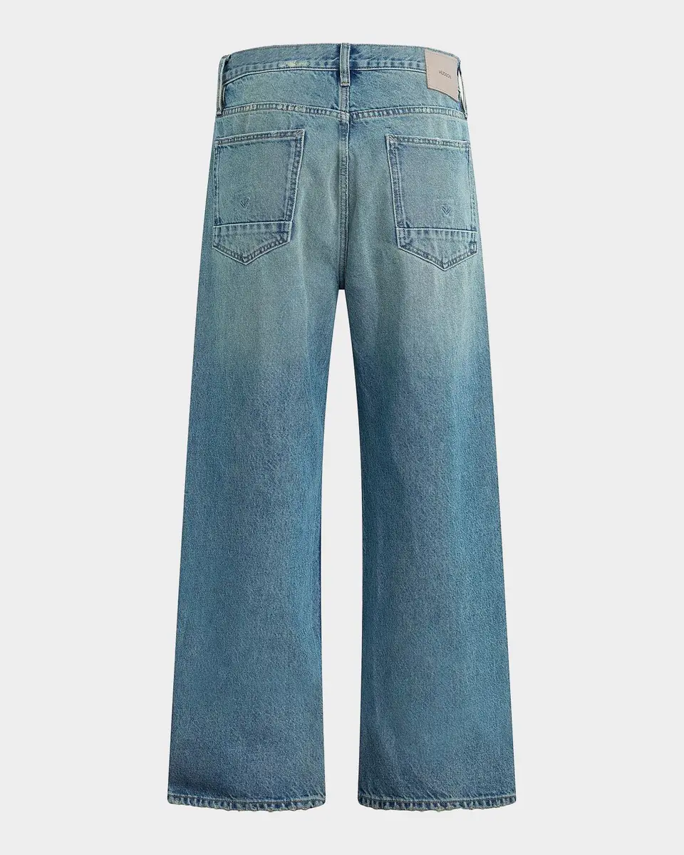 Hudson Men's Luca Faded Denim Wide-Leg Jeans | Thumbnail 2 Hudson Men's Luca Faded Denim Wide-Leg Jeans | Thumbnail 2