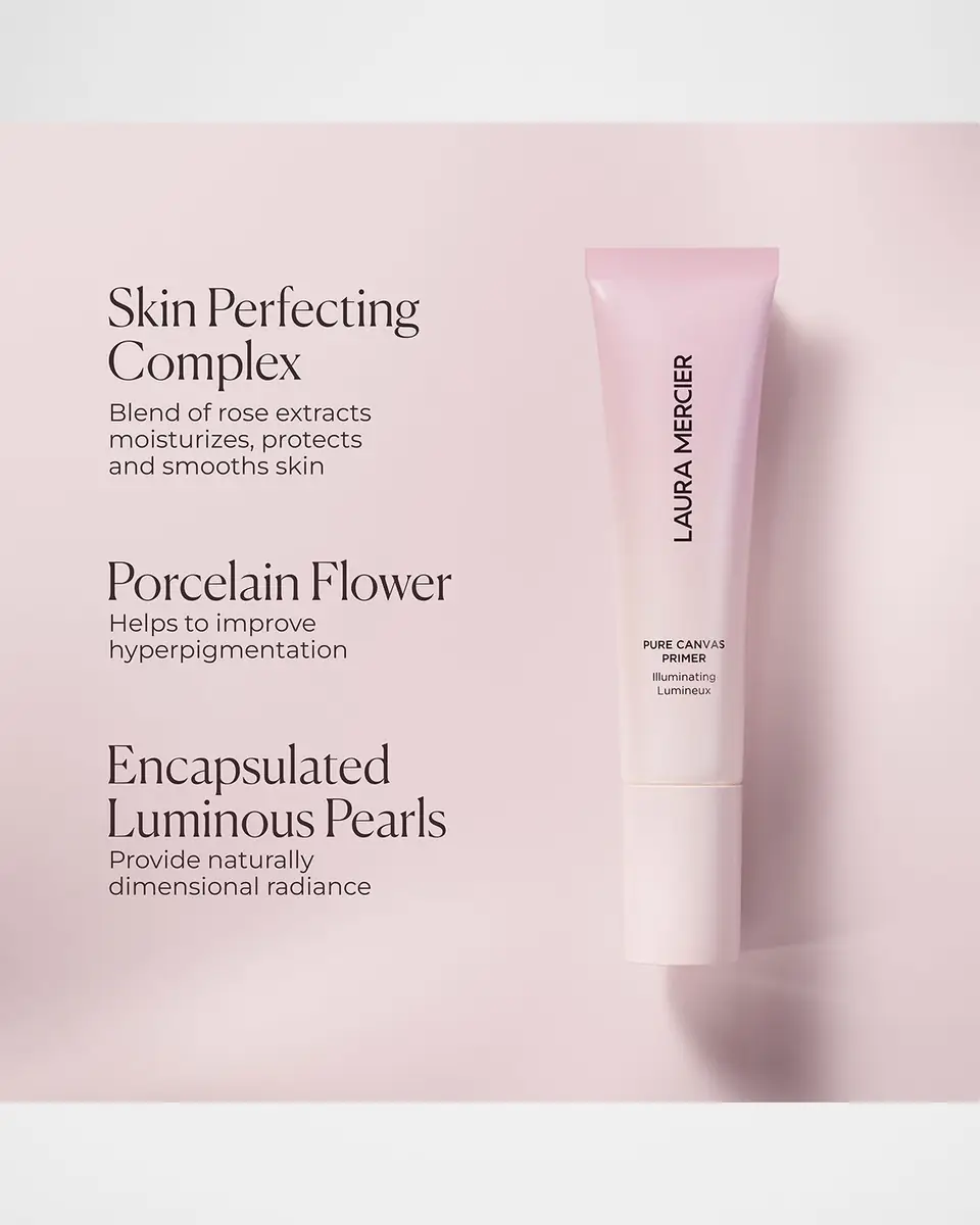 Laura Mercier Mini Pure Canvas Primer - Illuminating | Thumbnail 6 Laura Mercier Mini Pure Canvas Primer - Illuminating | Thumbnail 6