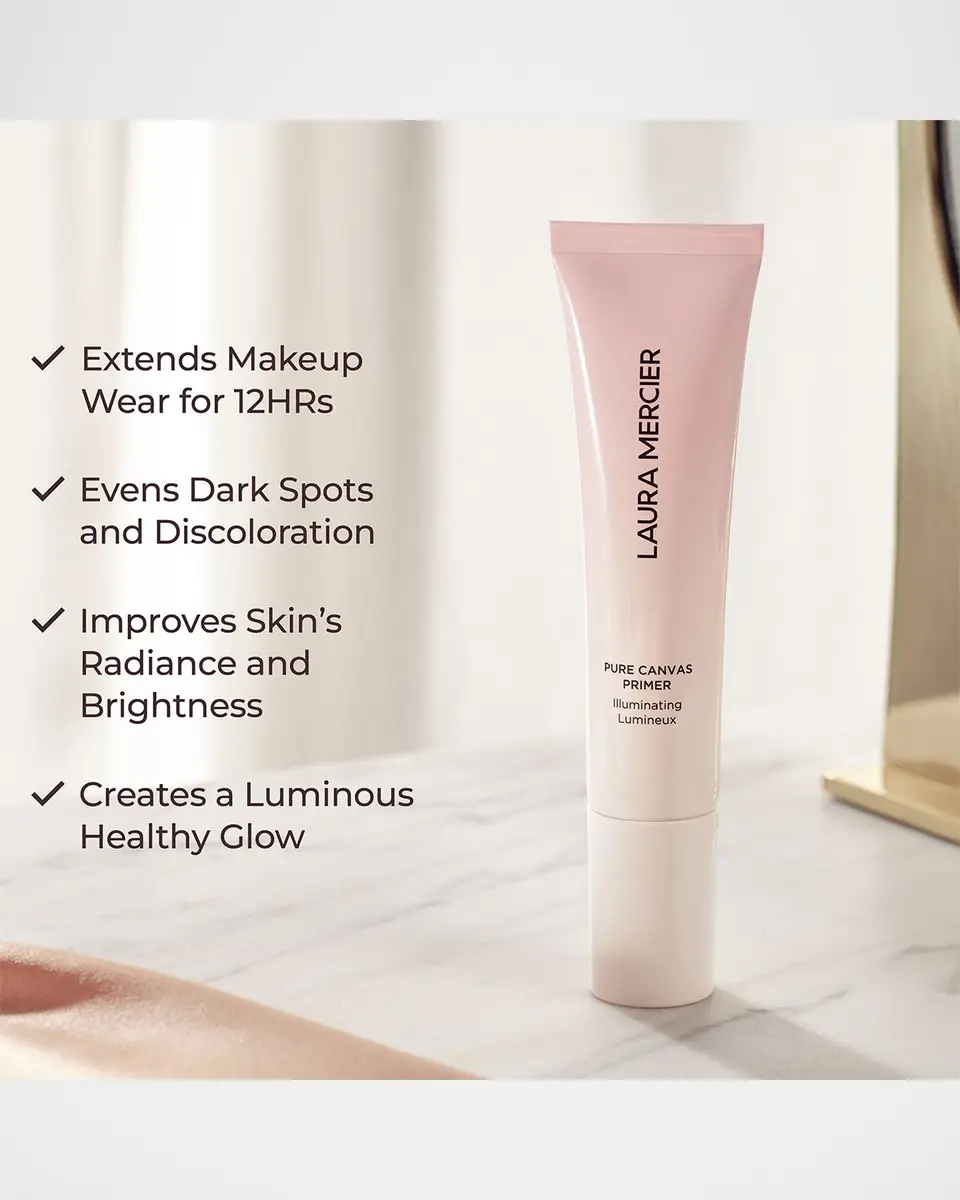 Laura Mercier Mini Pure Canvas Primer - Illuminating | Thumbnail 7 Laura Mercier Mini Pure Canvas Primer - Illuminating | Thumbnail 7