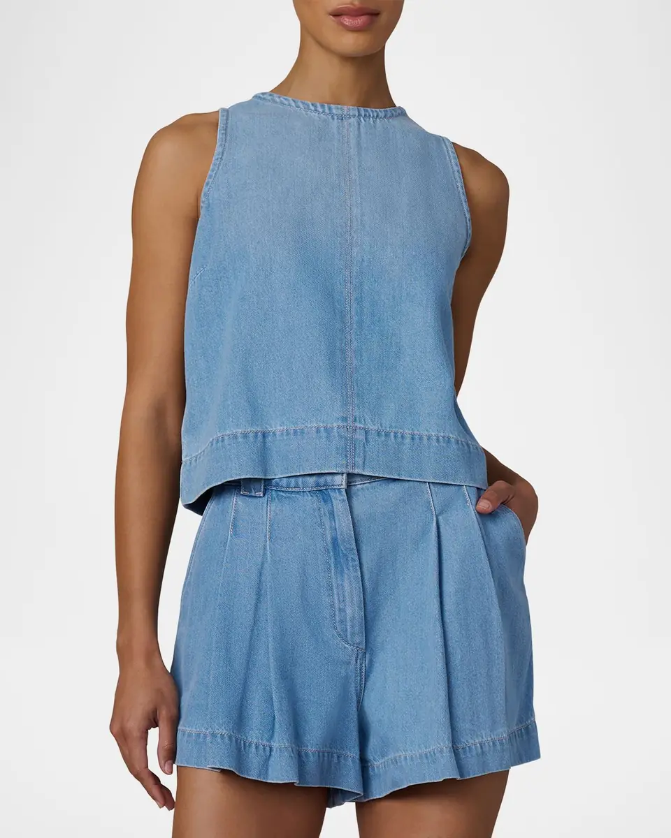Joe 's Jeans The Denim Shell Top | Thumbnail 4 Joe 's Jeans The Denim Shell Top | Thumbnail 4