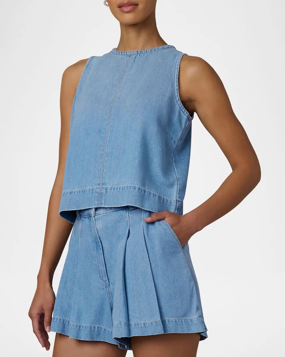 Joe 's Jeans The Denim Shell Top | Thumbnail 6 Joe 's Jeans The Denim Shell Top | Thumbnail 6