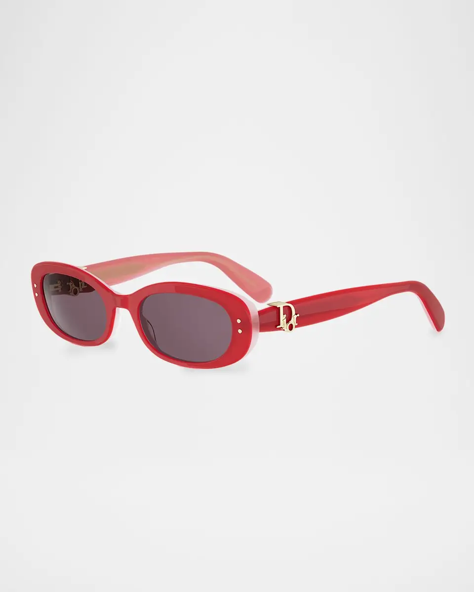 Dior DiorOblique B1I Acetate Butterfly Sunglasses | Thumbnail 2 Dior DiorOblique B1I Acetate Butterfly Sunglasses | Thumbnail 2