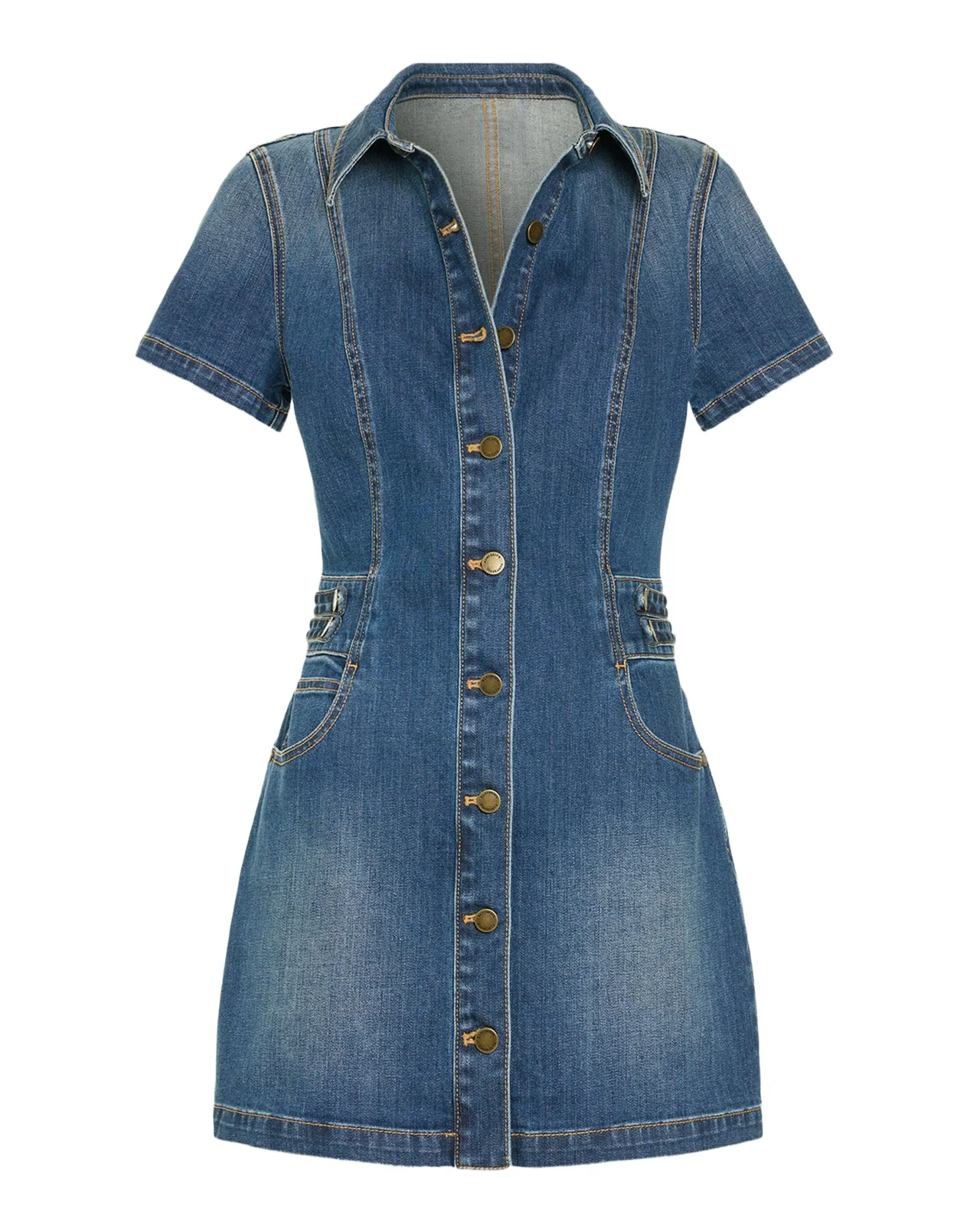Liv Denim Mini Shirtdress Liv Denim Mini Shirtdress
