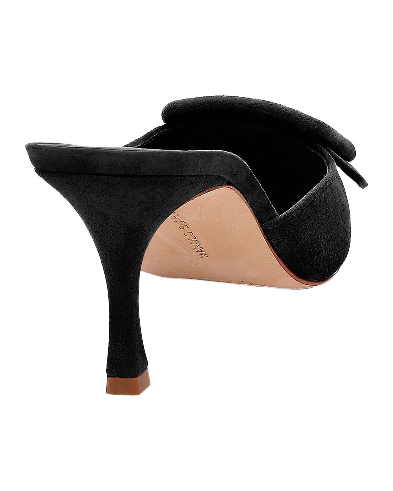 70mm Maysale Suede Buckle Mules 70mm Maysale Suede Buckle Mules
