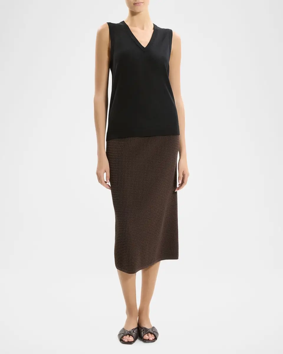 Theory Regal Wool Slim Tank Top | Thumbnail 2 Theory Regal Wool Slim Tank Top | Thumbnail 2