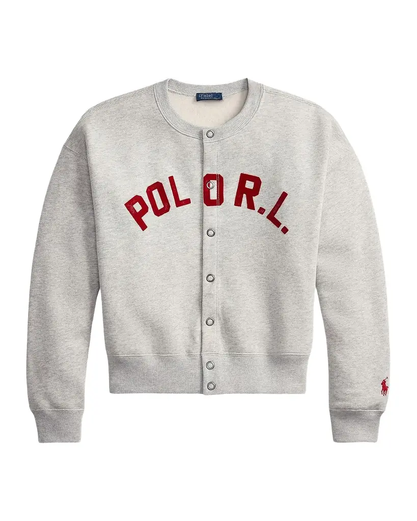 Polo Ralph Lauren Logo Fleece Cardigan | Image 1 Polo Ralph Lauren Logo Fleece Cardigan | Image 1