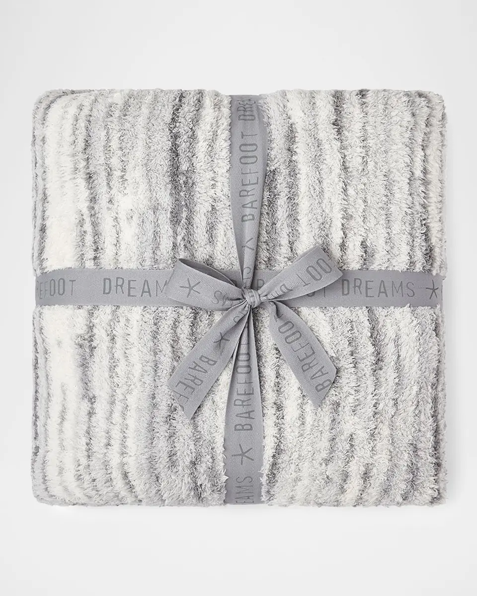 Barefoot Dreams CozyChic Space Dye Border Throw, 54" x 72" | Thumbnail 2 Barefoot Dreams CozyChic Space Dye Border Throw, 54" x 72" | Thumbnail 2