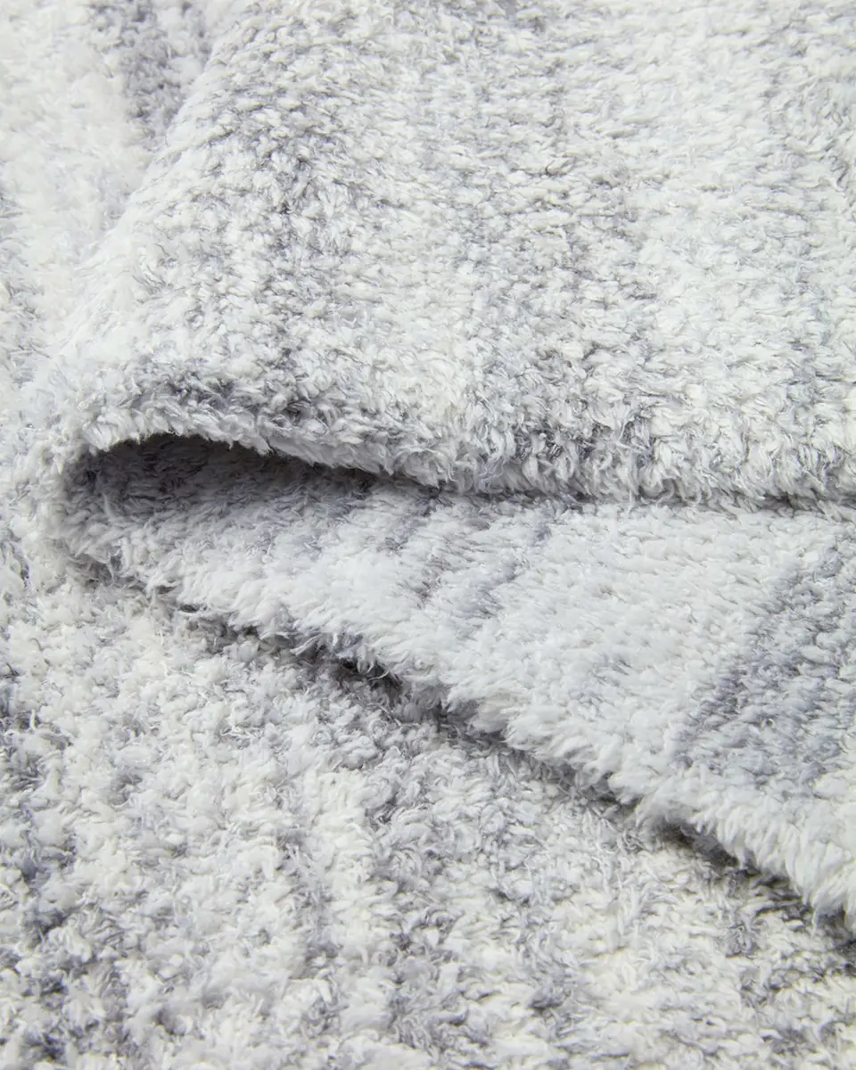 Barefoot Dreams CozyChic Space Dye Border Throw, 54" x 72" | Thumbnail 3 Barefoot Dreams CozyChic Space Dye Border Throw, 54" x 72" | Thumbnail 3