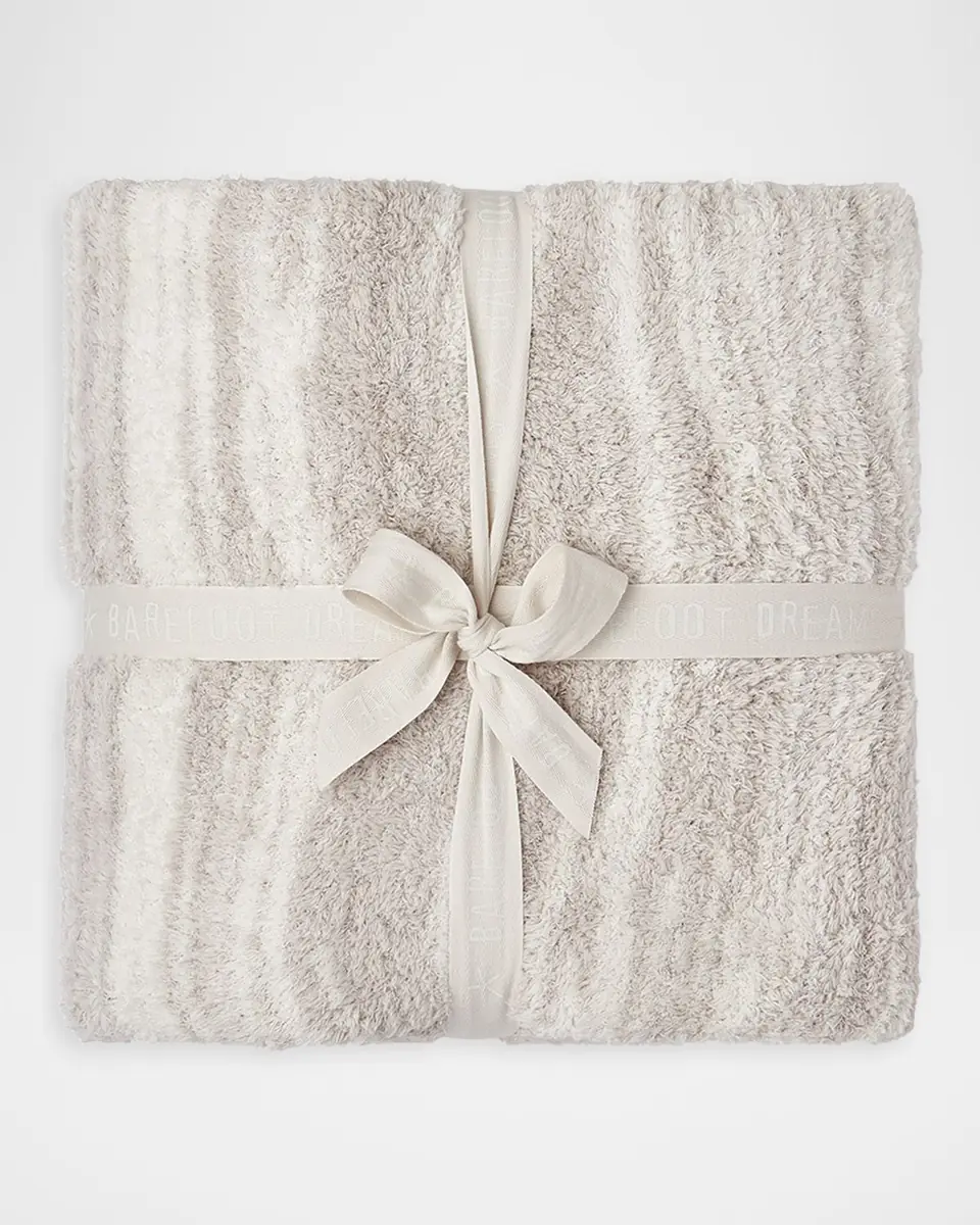 Barefoot Dreams CozyChic Space Dye Border Throw, 54" x 72" | Thumbnail 5 Barefoot Dreams CozyChic Space Dye Border Throw, 54" x 72" | Thumbnail 5