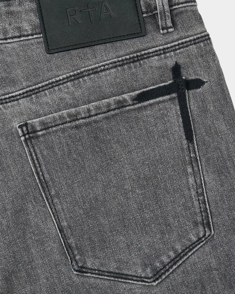 RTA Bryant Logo-Patch Skinny Jeans | Thumbnail 4 RTA Bryant Logo-Patch Skinny Jeans | Thumbnail 4
