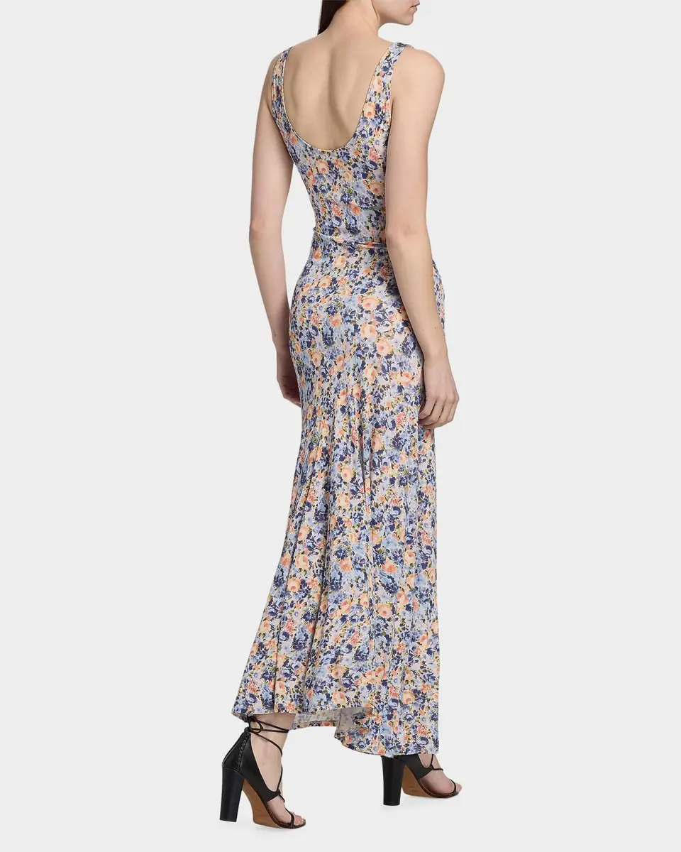 Ulla Johnson Yasna Floral Jersey Sleeveless Maxi Dress | Thumbnail 3 Ulla Johnson Yasna Floral Jersey Sleeveless Maxi Dress | Thumbnail 3