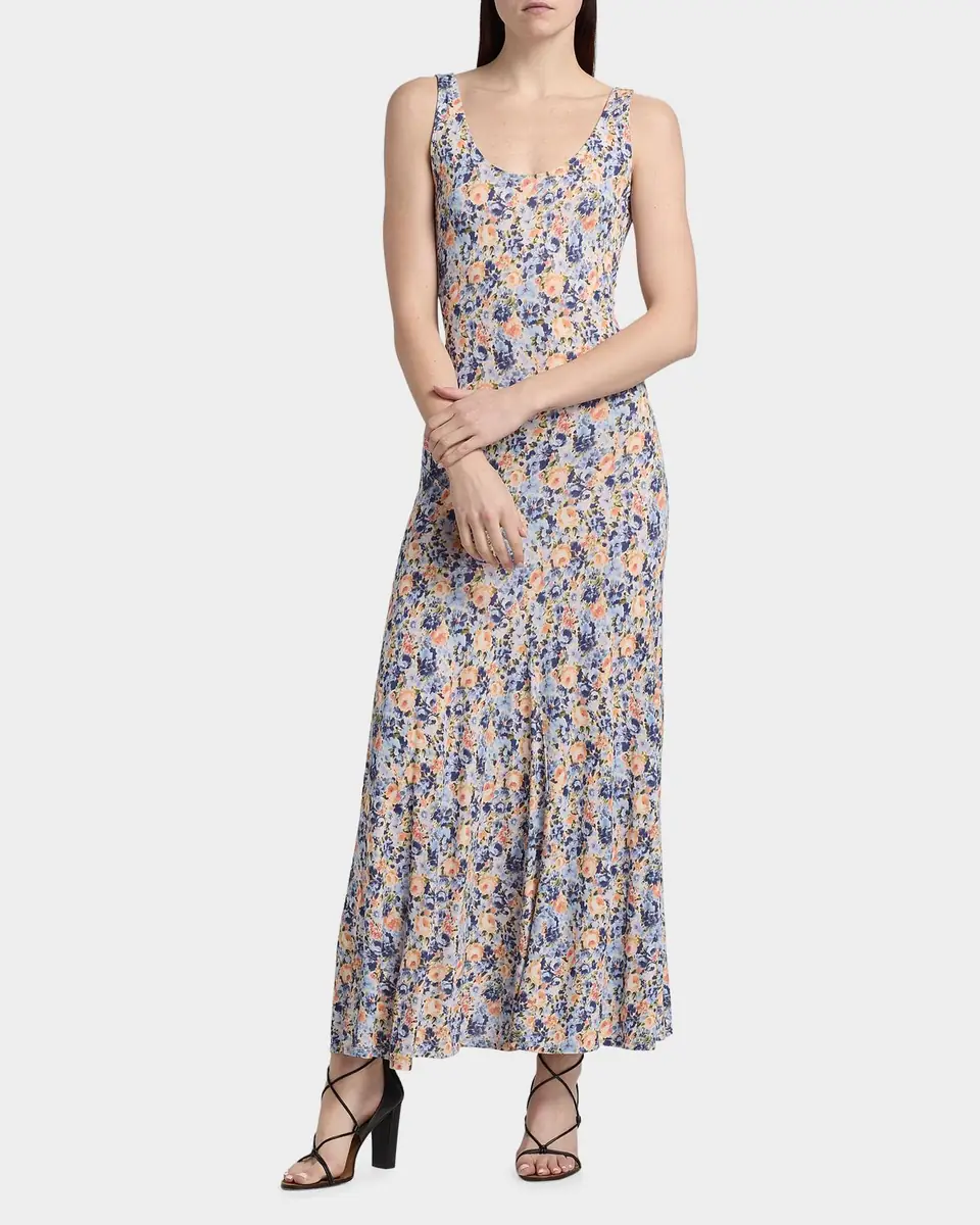 Ulla Johnson Yasna Floral Jersey Sleeveless Maxi Dress | Thumbnail 4 Ulla Johnson Yasna Floral Jersey Sleeveless Maxi Dress | Thumbnail 4