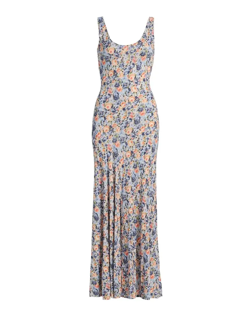 Ulla Johnson Yasna Floral Jersey Sleeveless Maxi Dress | Image 1 Ulla Johnson Yasna Floral Jersey Sleeveless Maxi Dress | Image 1