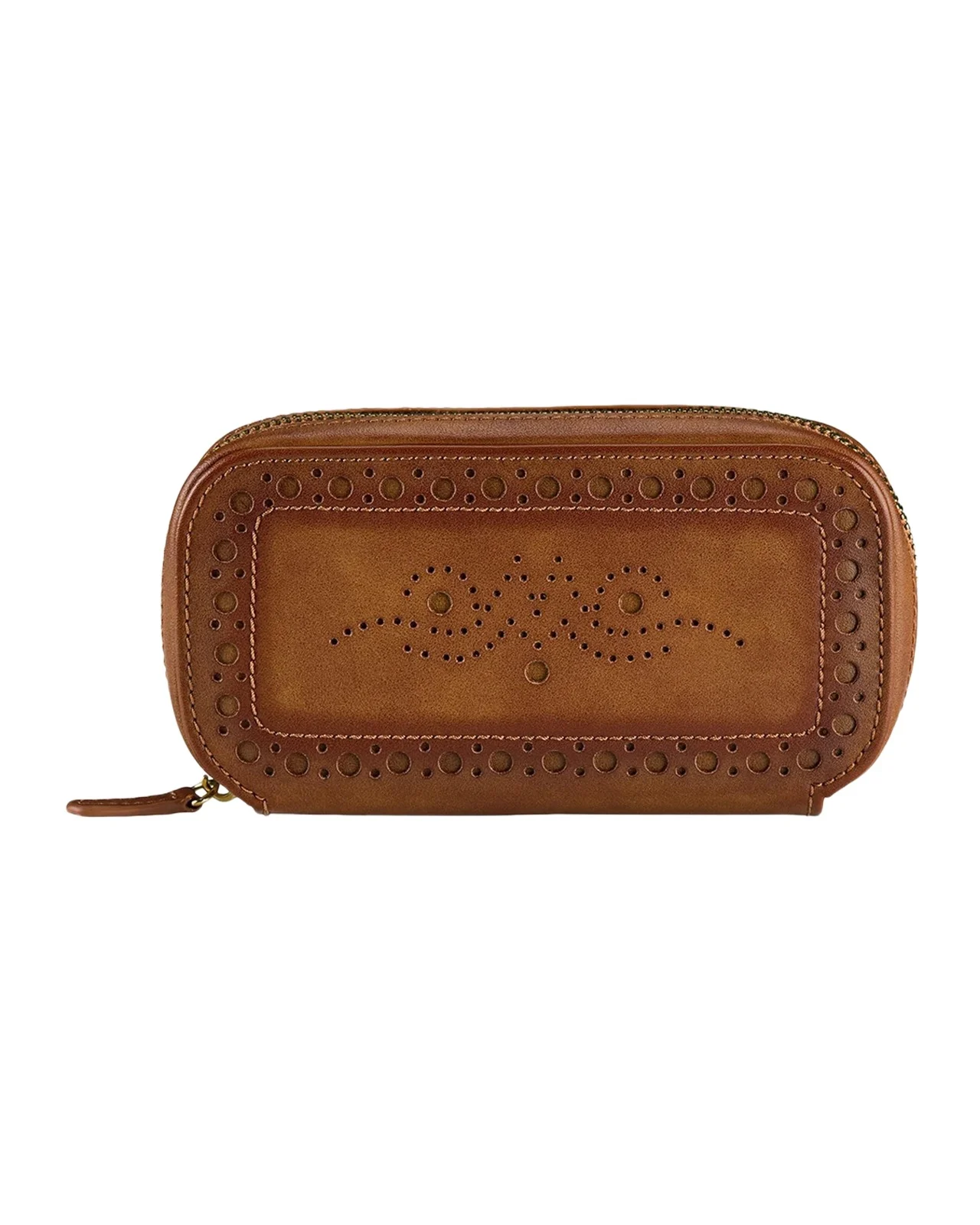 Wolf Brogue 2-Piece Watch Zip Case