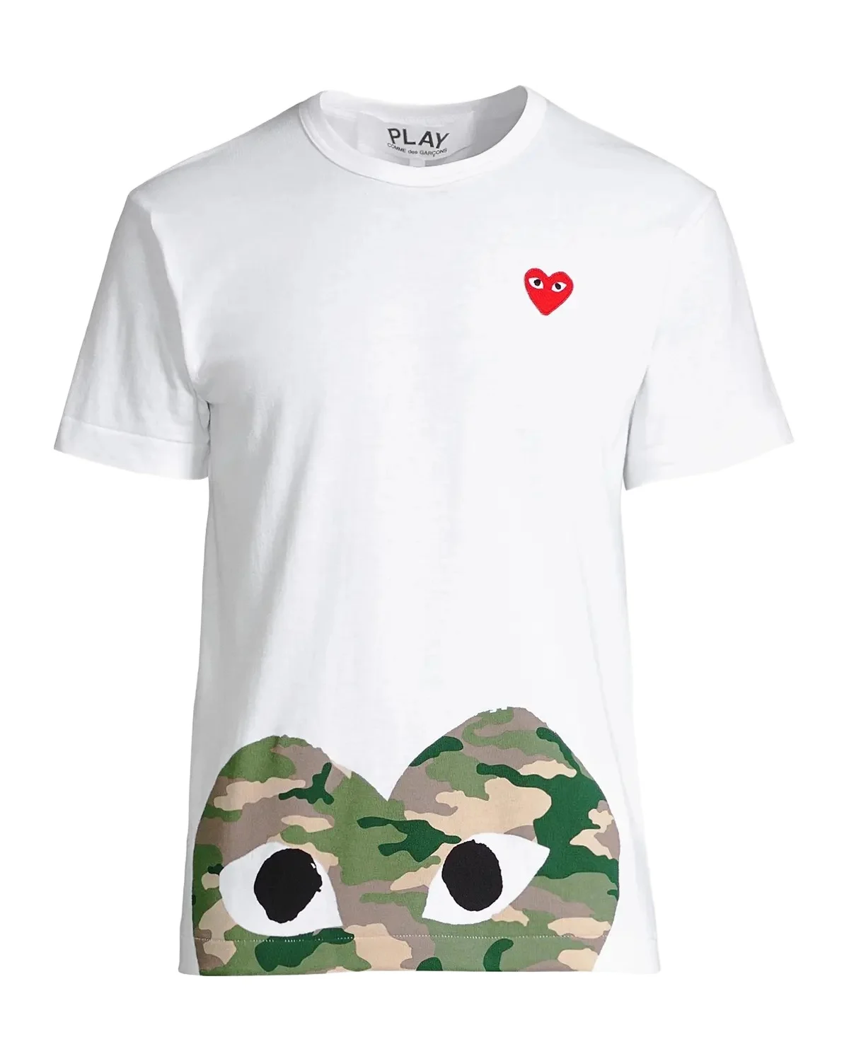 Half Camo Heart Tee