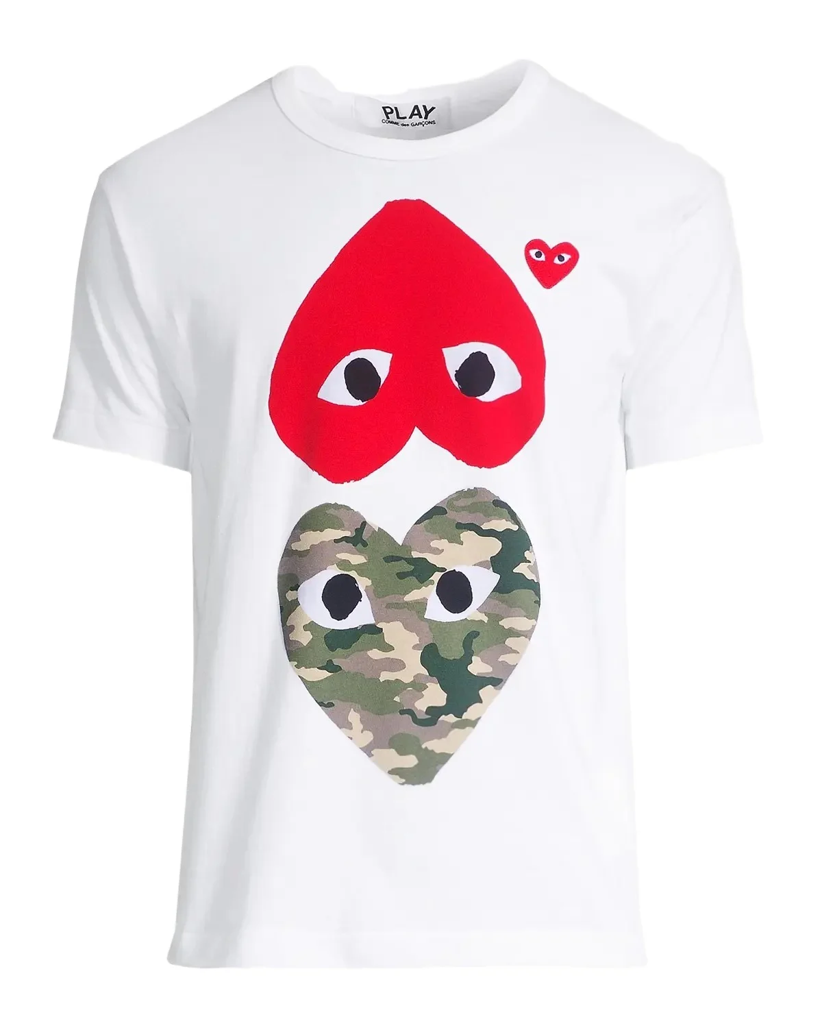Two Heart Camo Cotton Tee Two Heart Camo Cotton Tee