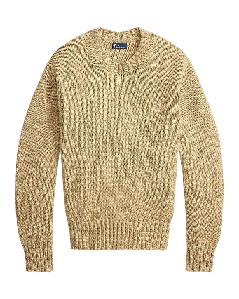 Polo Ralph Lauren Logo Cotton Crewneck Sweater | Image 1 Polo Ralph Lauren Logo Cotton Crewneck Sweater | Image 1