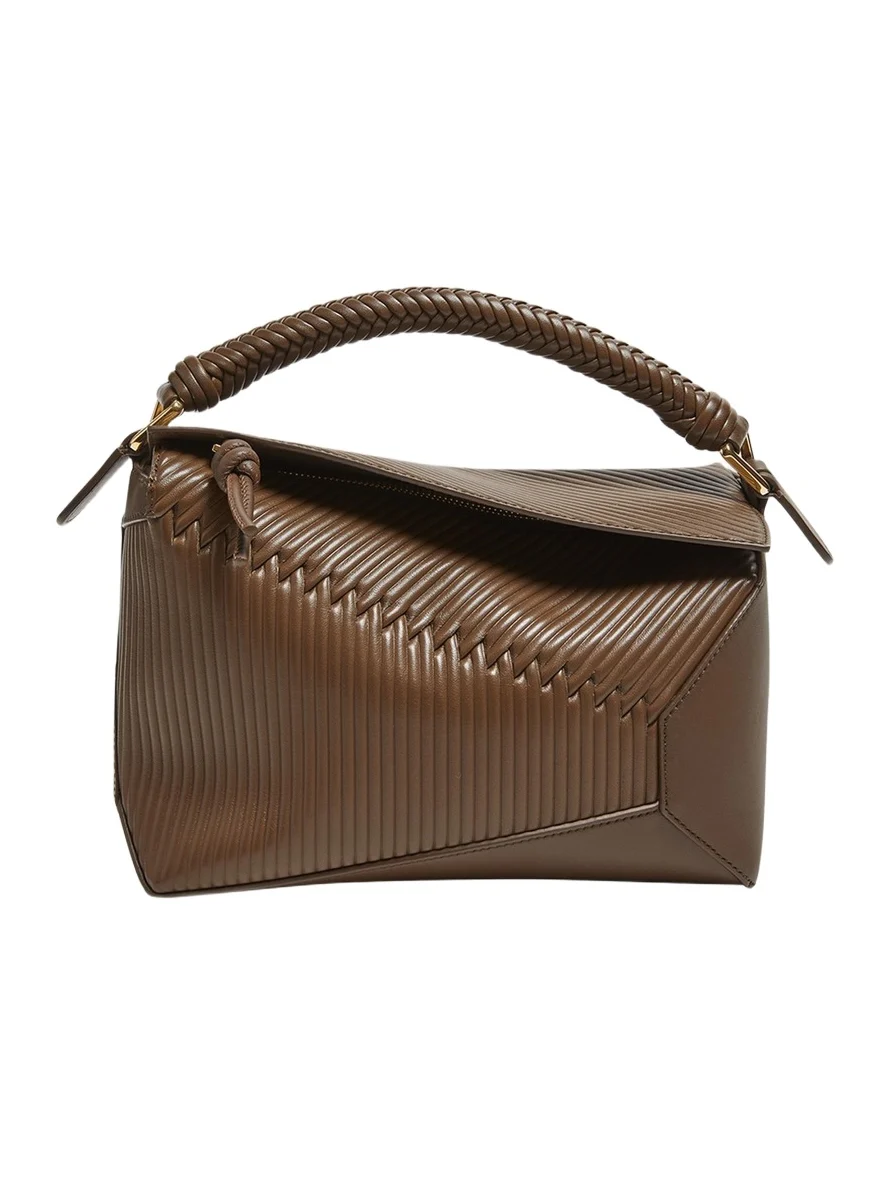 Puzzle Edge Small Calfskin Top-Handle Bag Puzzle Edge Small Calfskin Top-Handle Bag