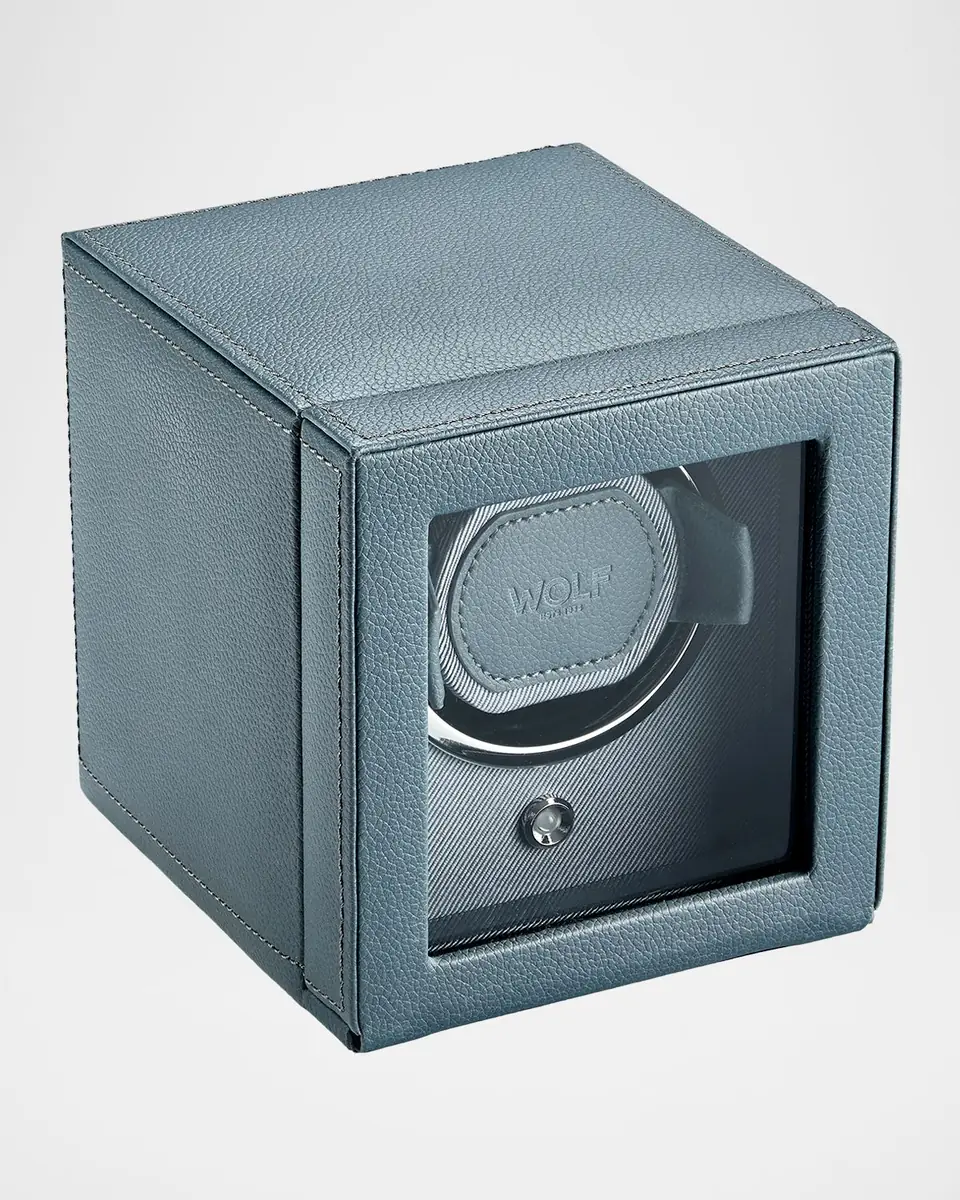 WOLF Cub Single Watch Winder with Cover, Future Grey | Thumbnail 2 WOLF Cub Single Watch Winder with Cover, Future Grey | Thumbnail 2
