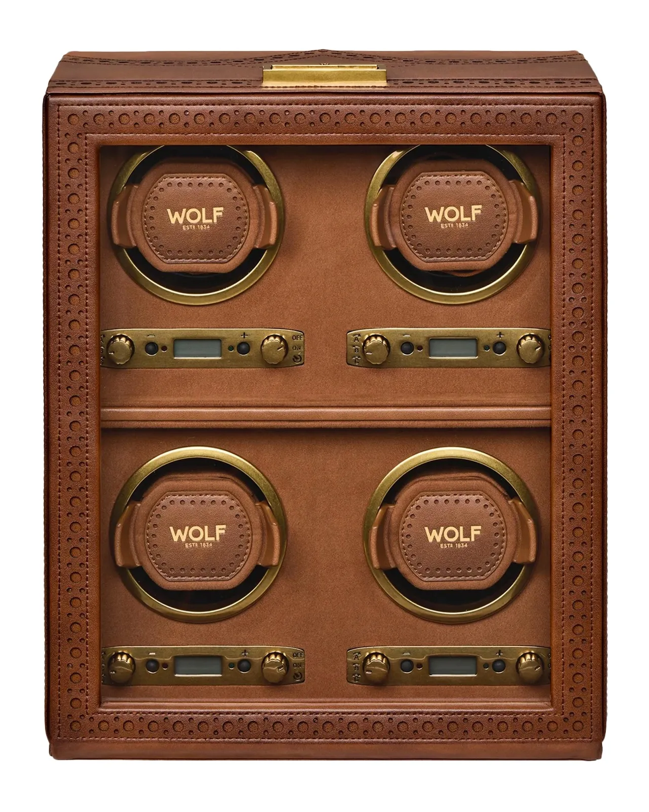 Wolf Brogue 4-Piece Watch Winder