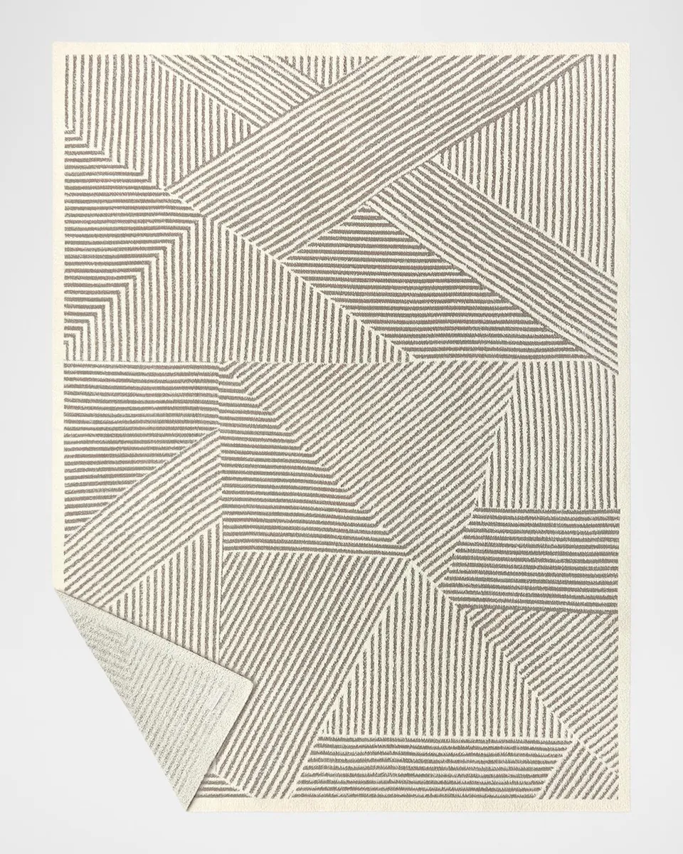 Barefoot Dreams CozyChic Cotton Linea Mixed Stripe Throw, 54" x 72" | Thumbnail 2 Barefoot Dreams CozyChic Cotton Linea Mixed Stripe Throw, 54" x 72" | Thumbnail 2