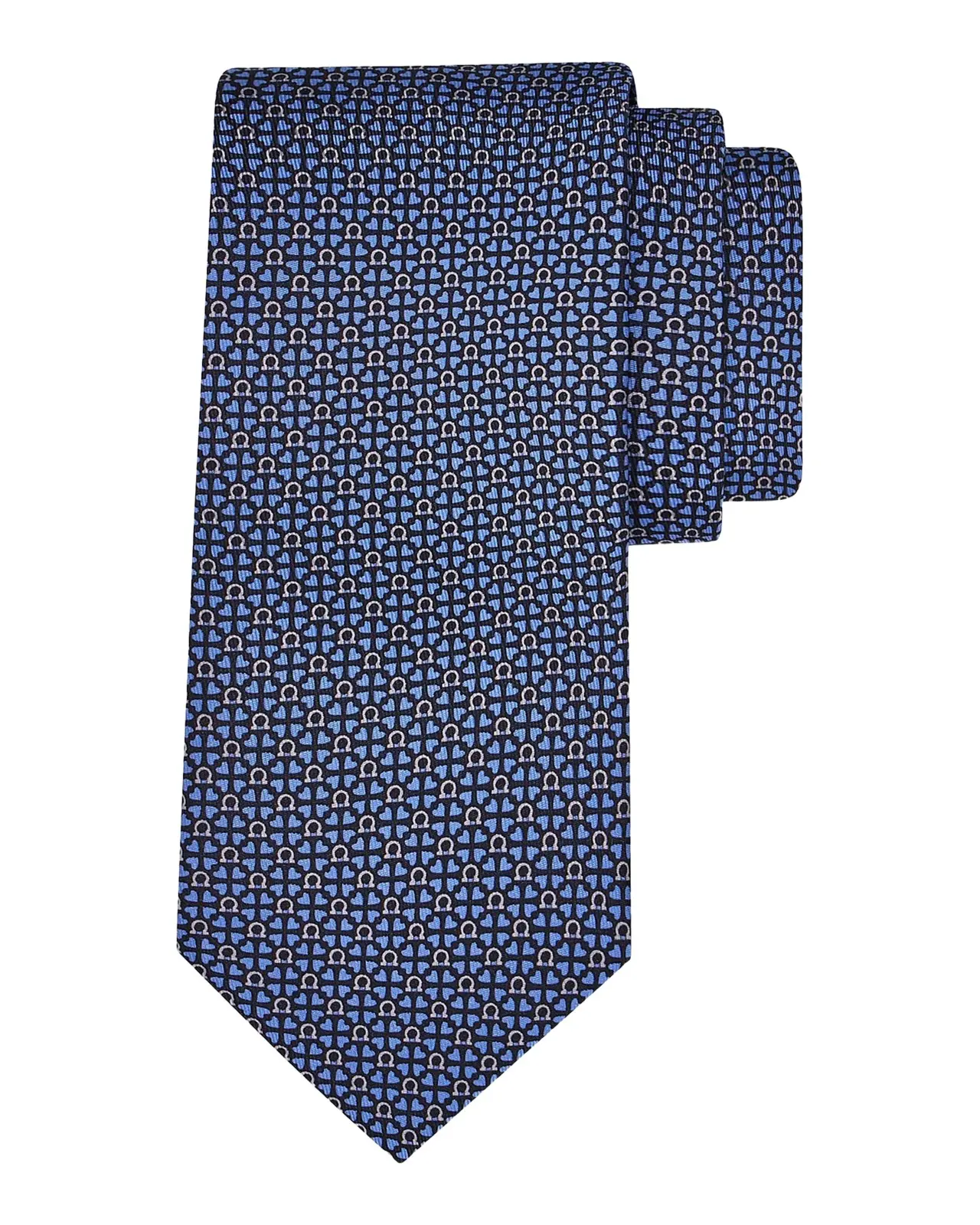 Ferragamo Ada Gancio Woven Silk Tie