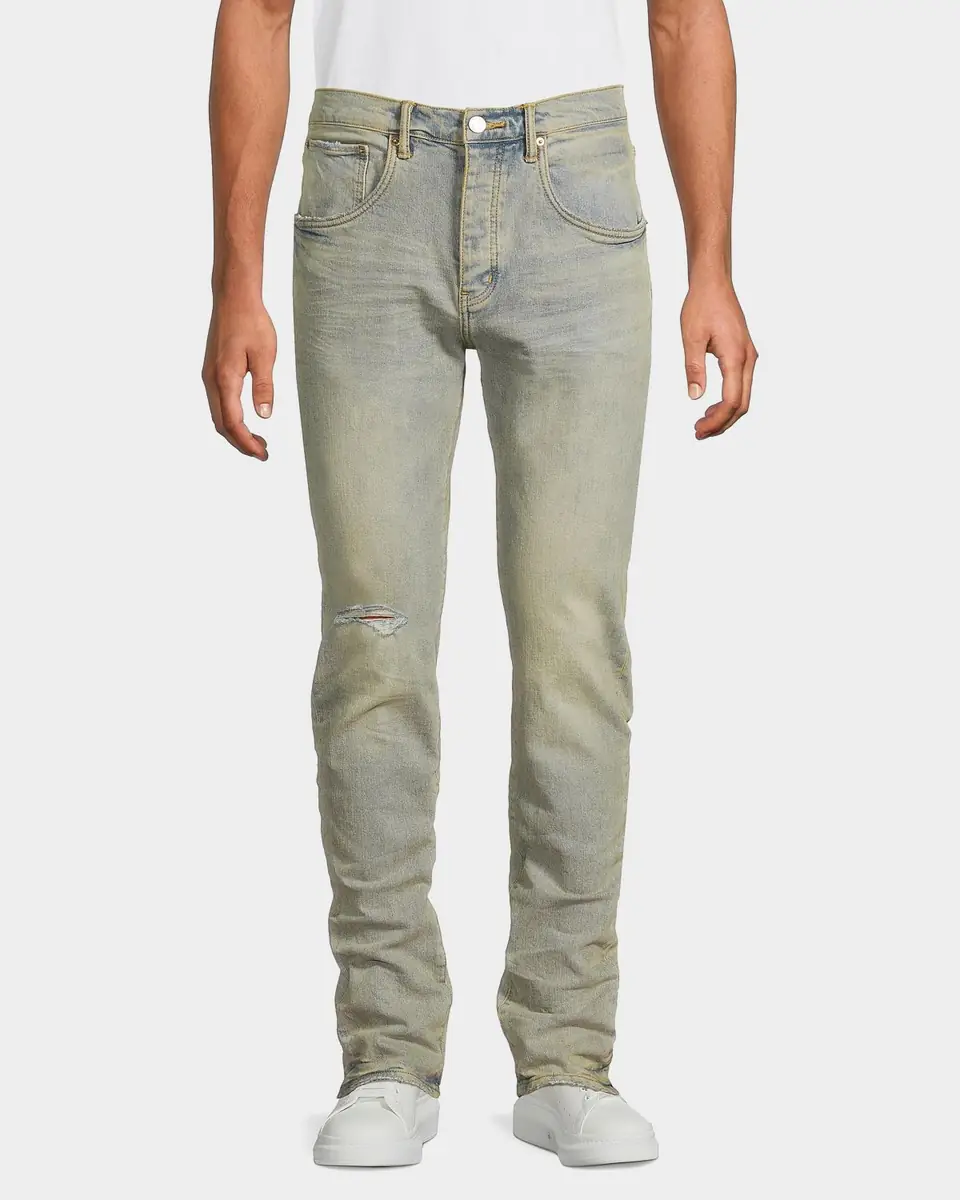 PURPLE Venice Sunbleached Skinny Jeans | Thumbnail 4