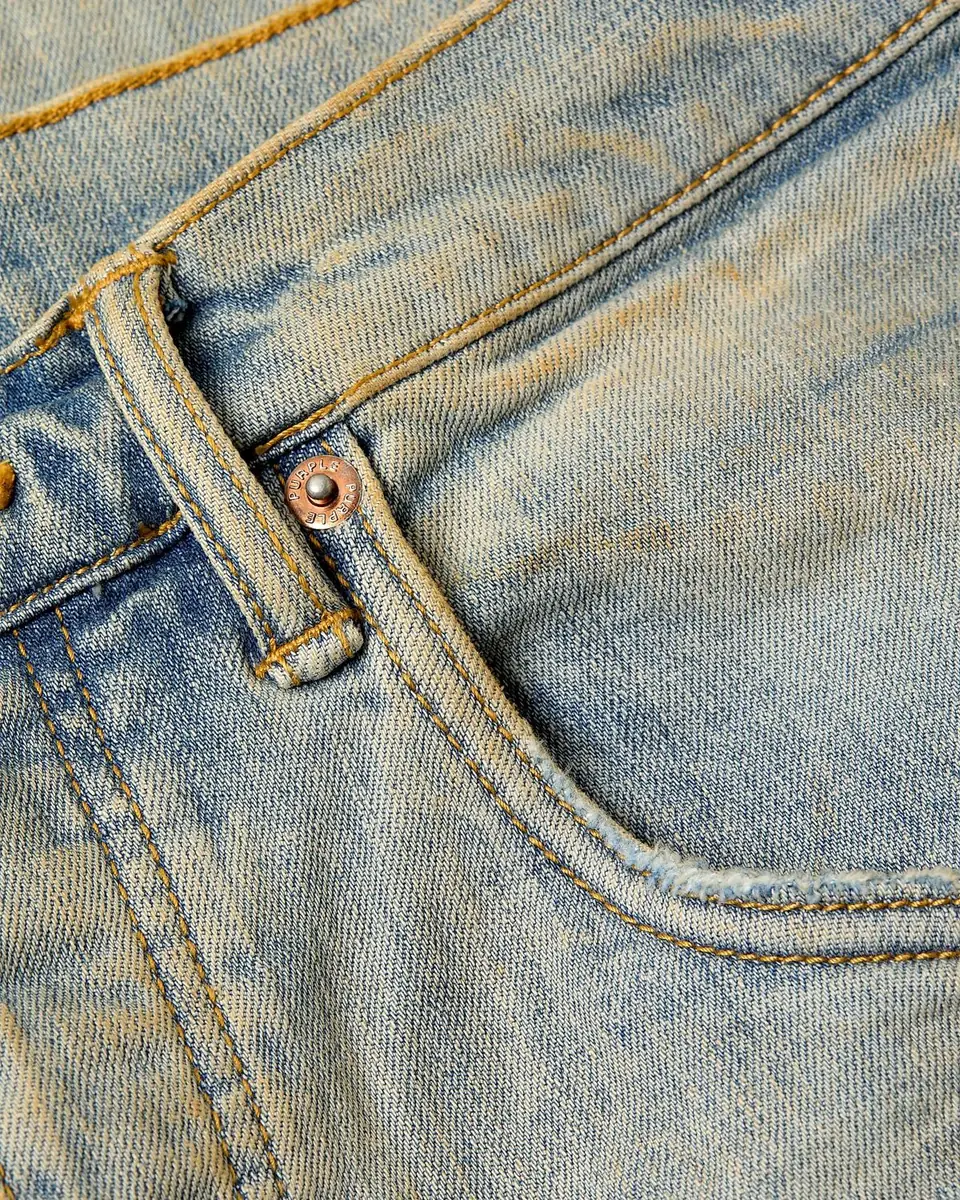 PURPLE Venice Sunbleached Skinny Jeans | Thumbnail 5