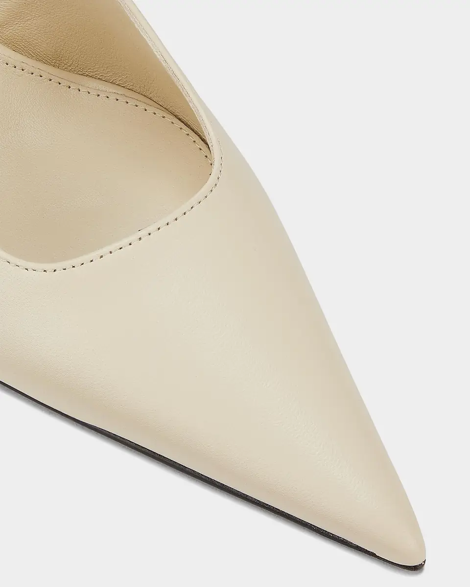 Toteme 85MM Leather Slingback Pumps | Thumbnail 2