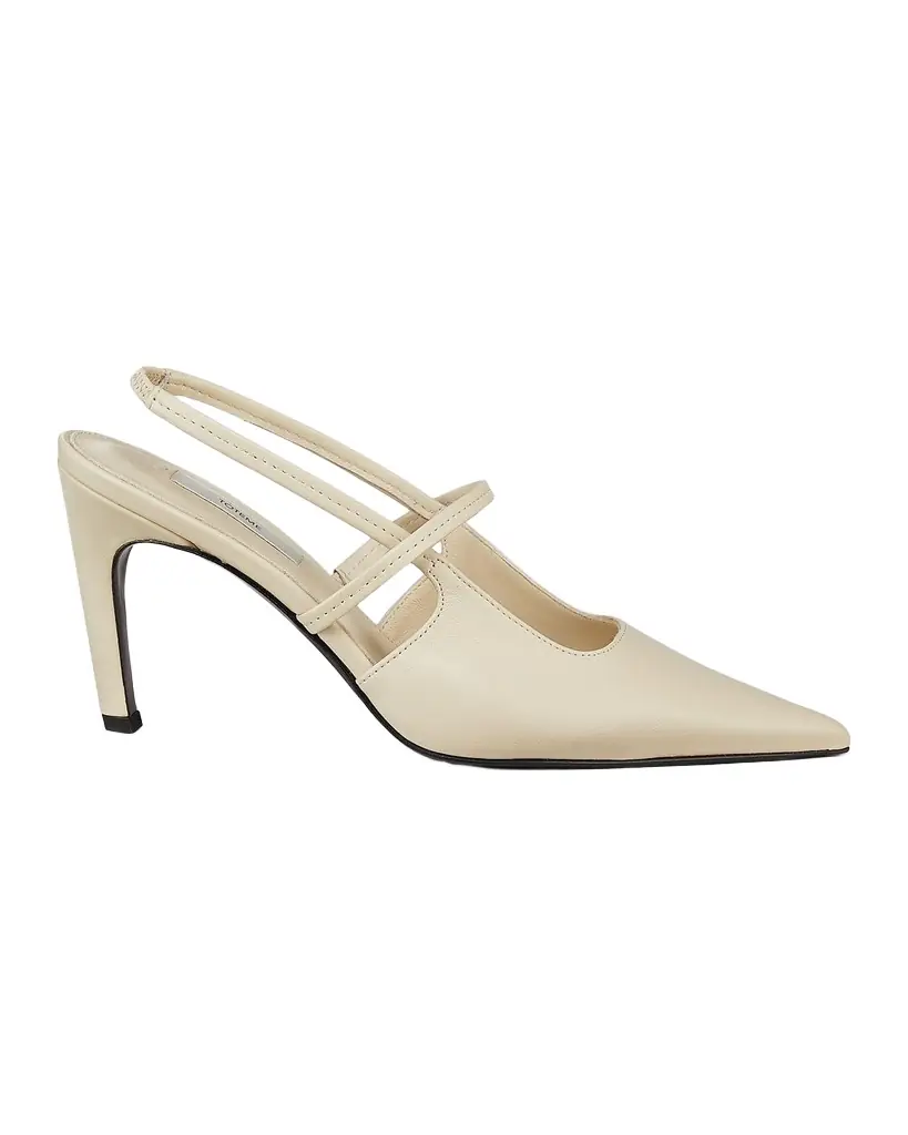 85MM Leather Slingback Pumps 85MM Leather Slingback Pumps