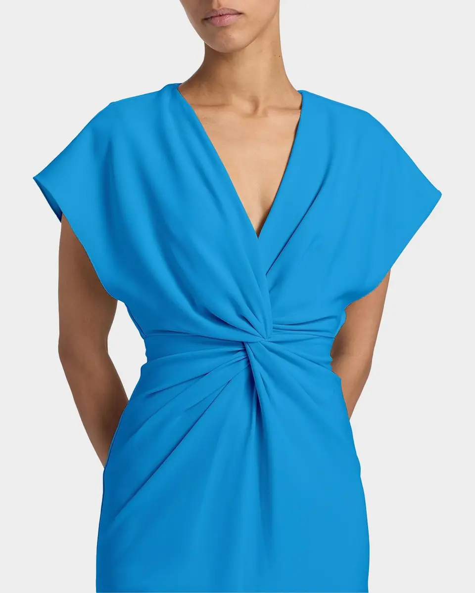Prabal Gurung Jackie Twist-Front Midi-Dress | Thumbnail 5 Prabal Gurung Jackie Twist-Front Midi-Dress | Thumbnail 5
