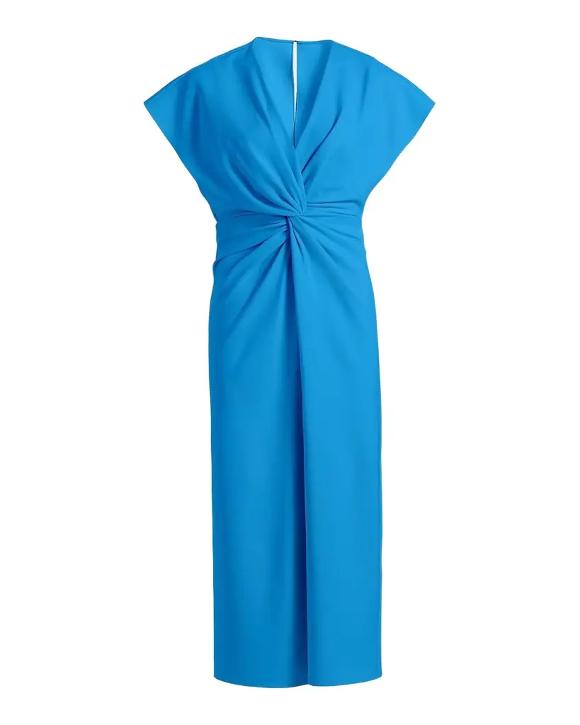 Prabal Gurung Jackie Twist-Front Midi-Dress | Image 1 Prabal Gurung Jackie Twist-Front Midi-Dress | Image 1