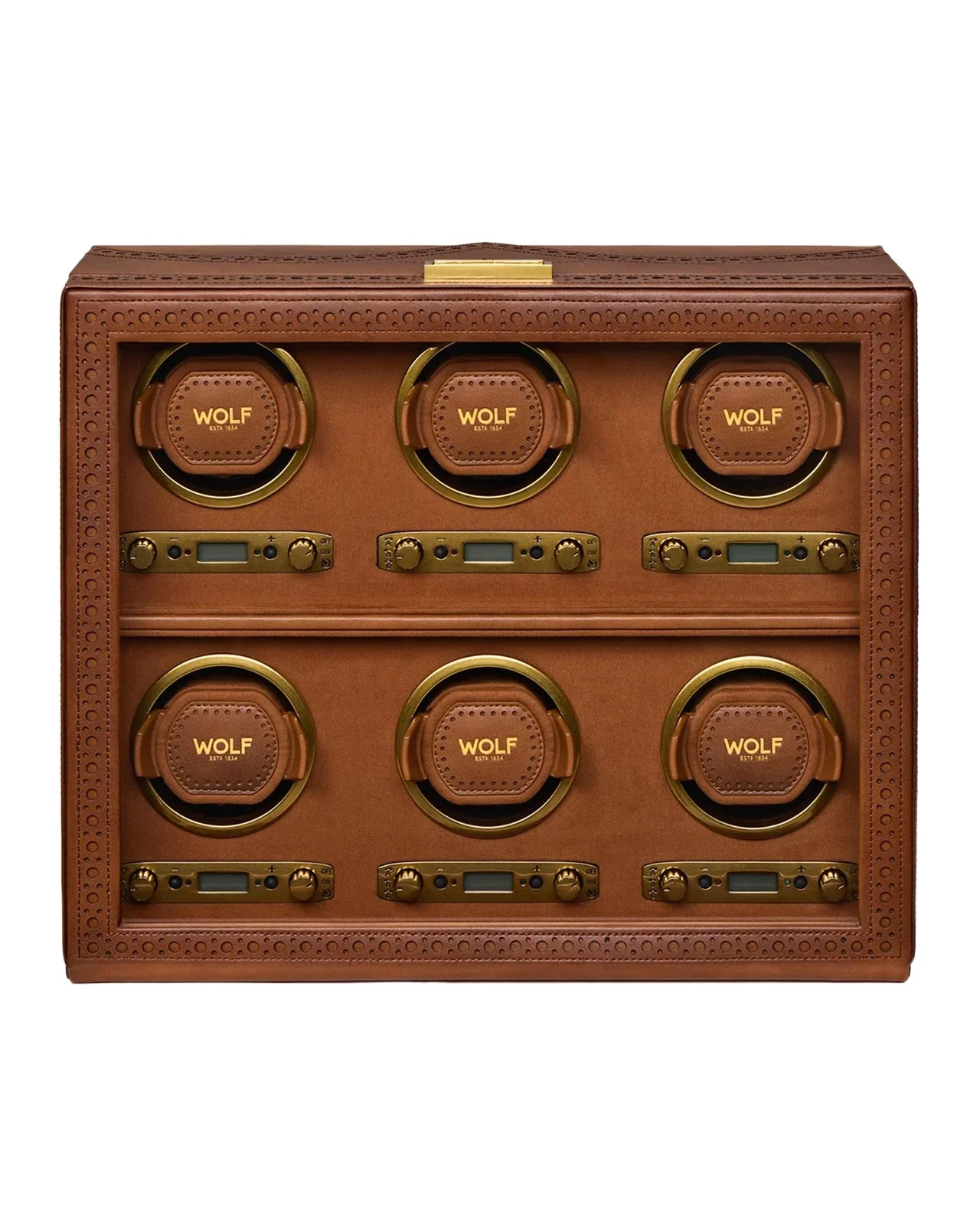 Wolf Brogue 8-Piece Watch Winder